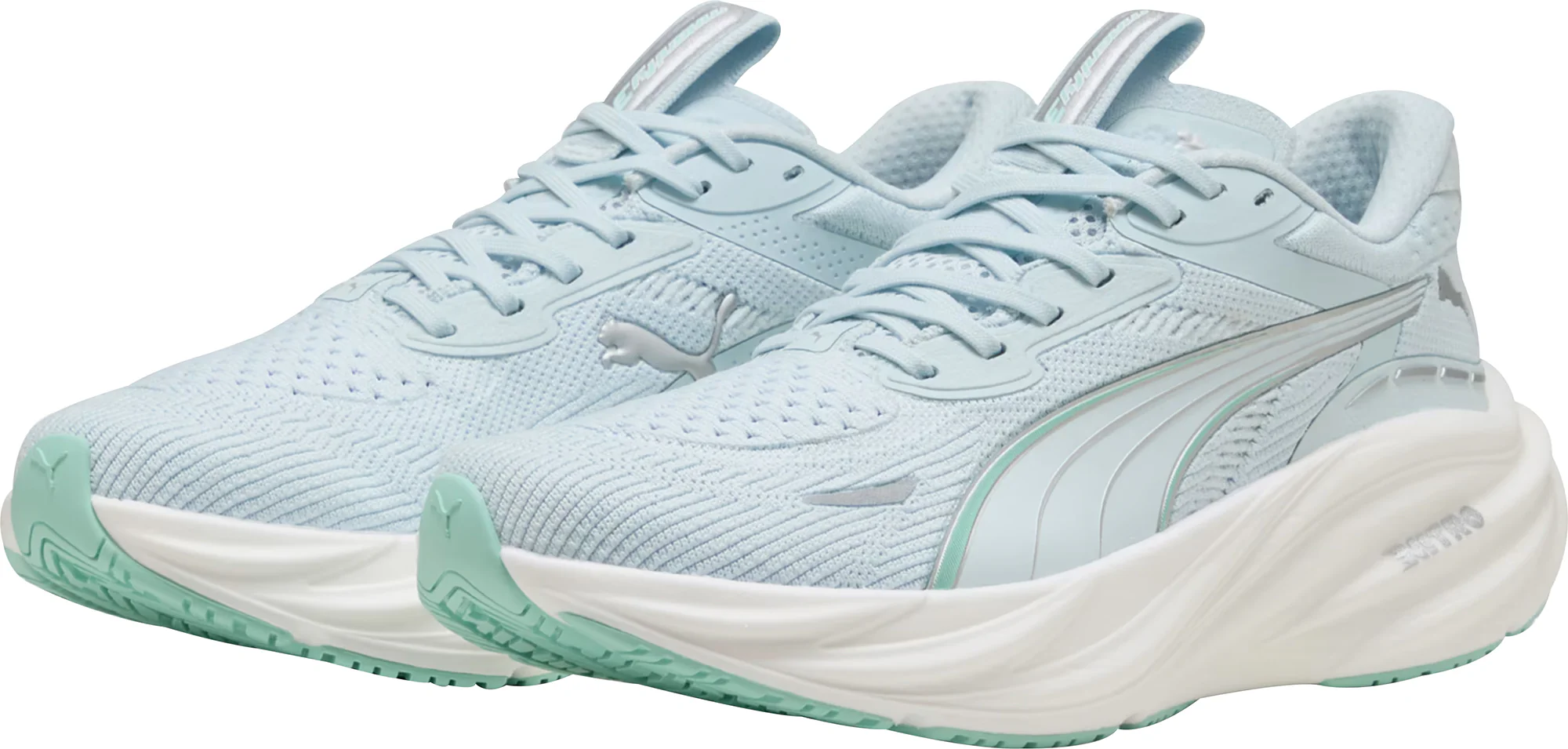 Puma Magnify Nitro 3 Womens Running Shoes - Blue - Image 5
