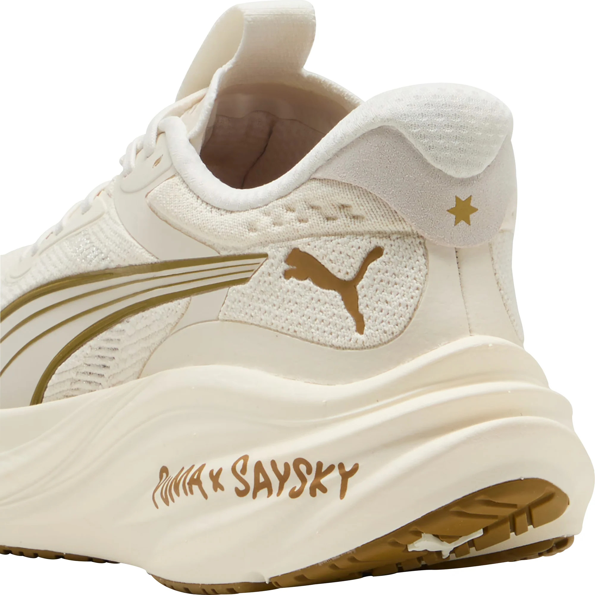 Puma Magnify Nitro 3 X SAYSKY Mens Running Shoes - Cream - Image 6