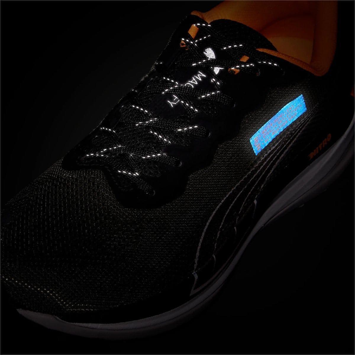 Puma Magnify Nitro WTR Mens Running Shoes - Black - Image 7