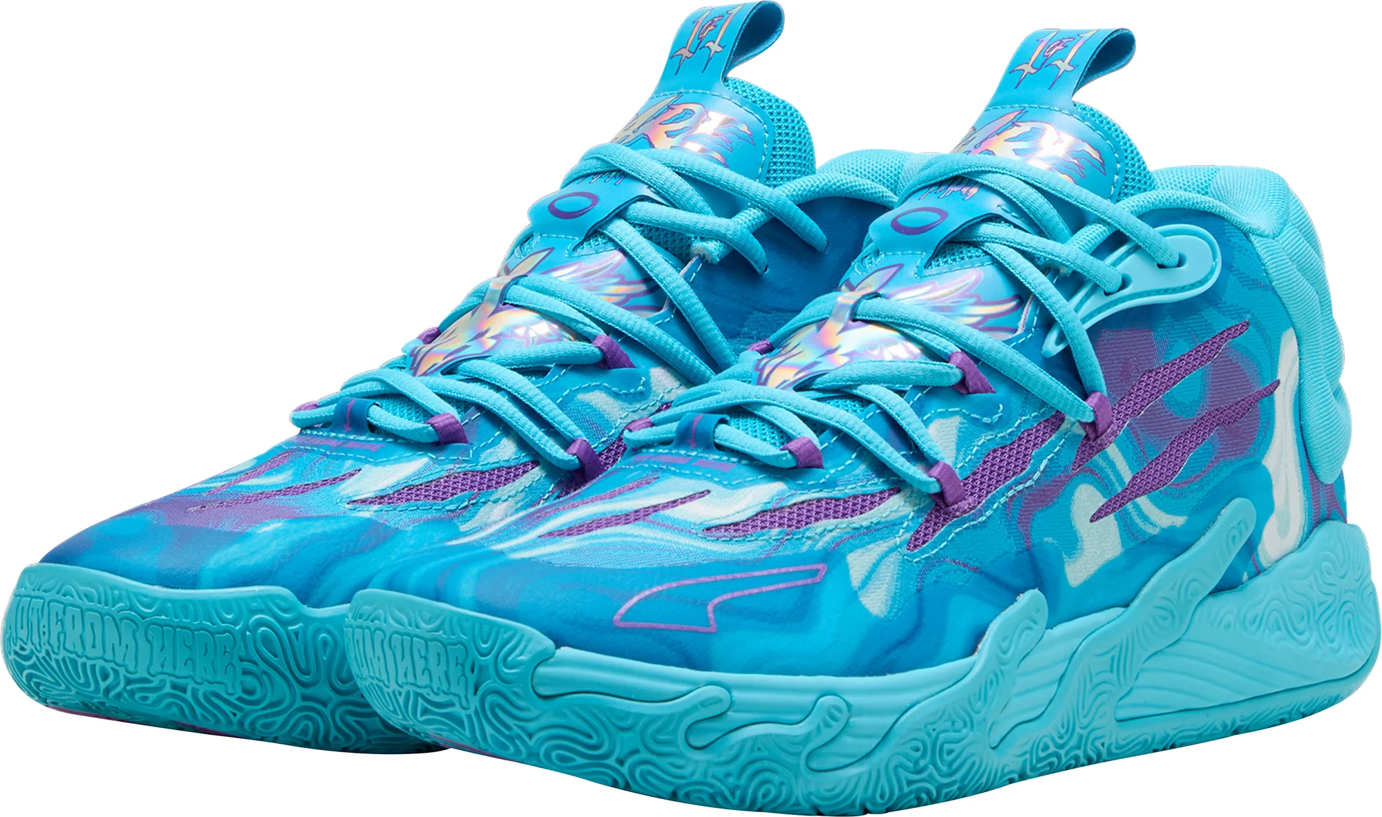 Puma MB.03 CLT Mens Basketball Shoes - Blue - Image 5