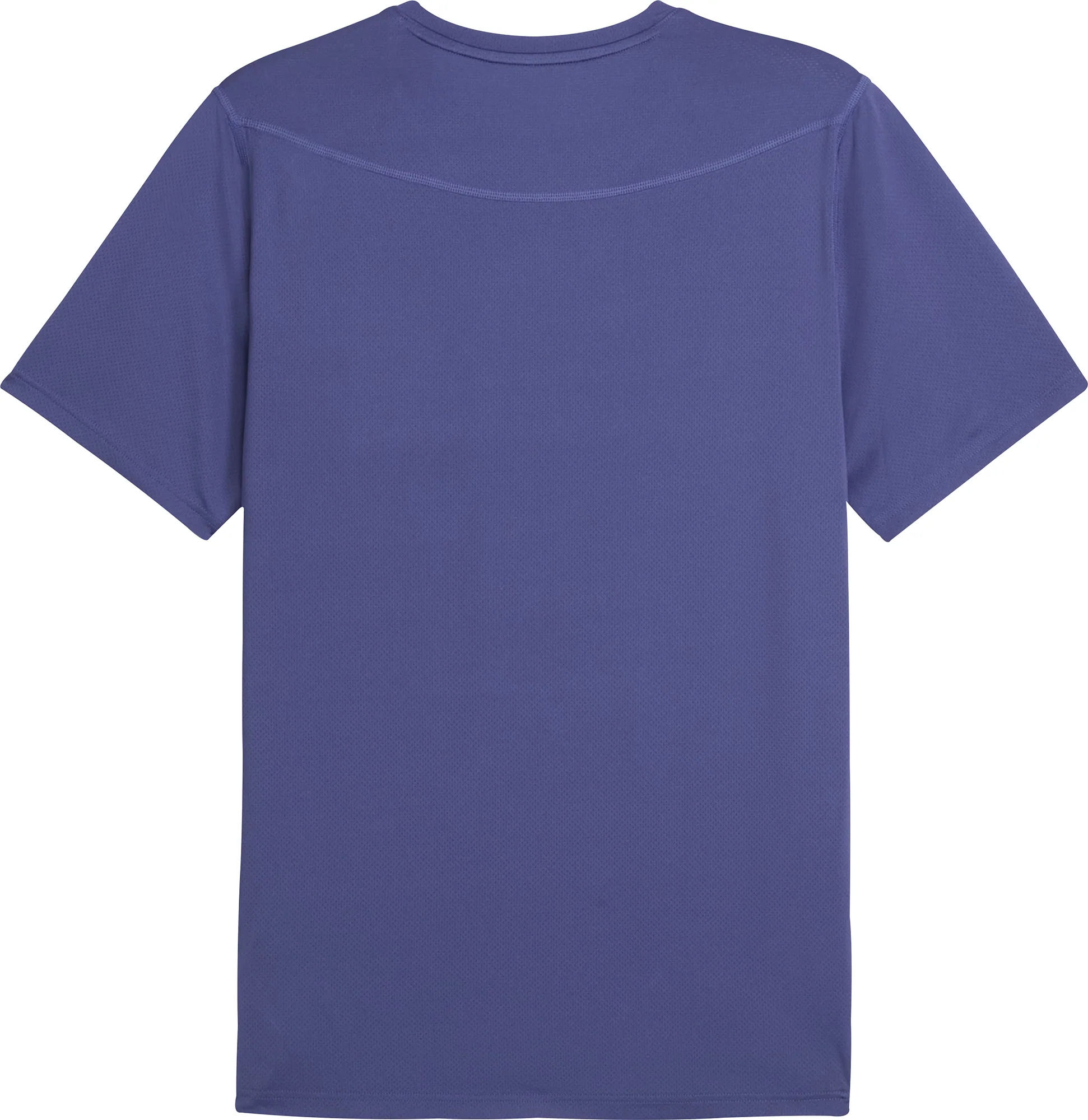 Puma Mesh Graphic Short Sleeve Mens Running Top - Blue - Image 5