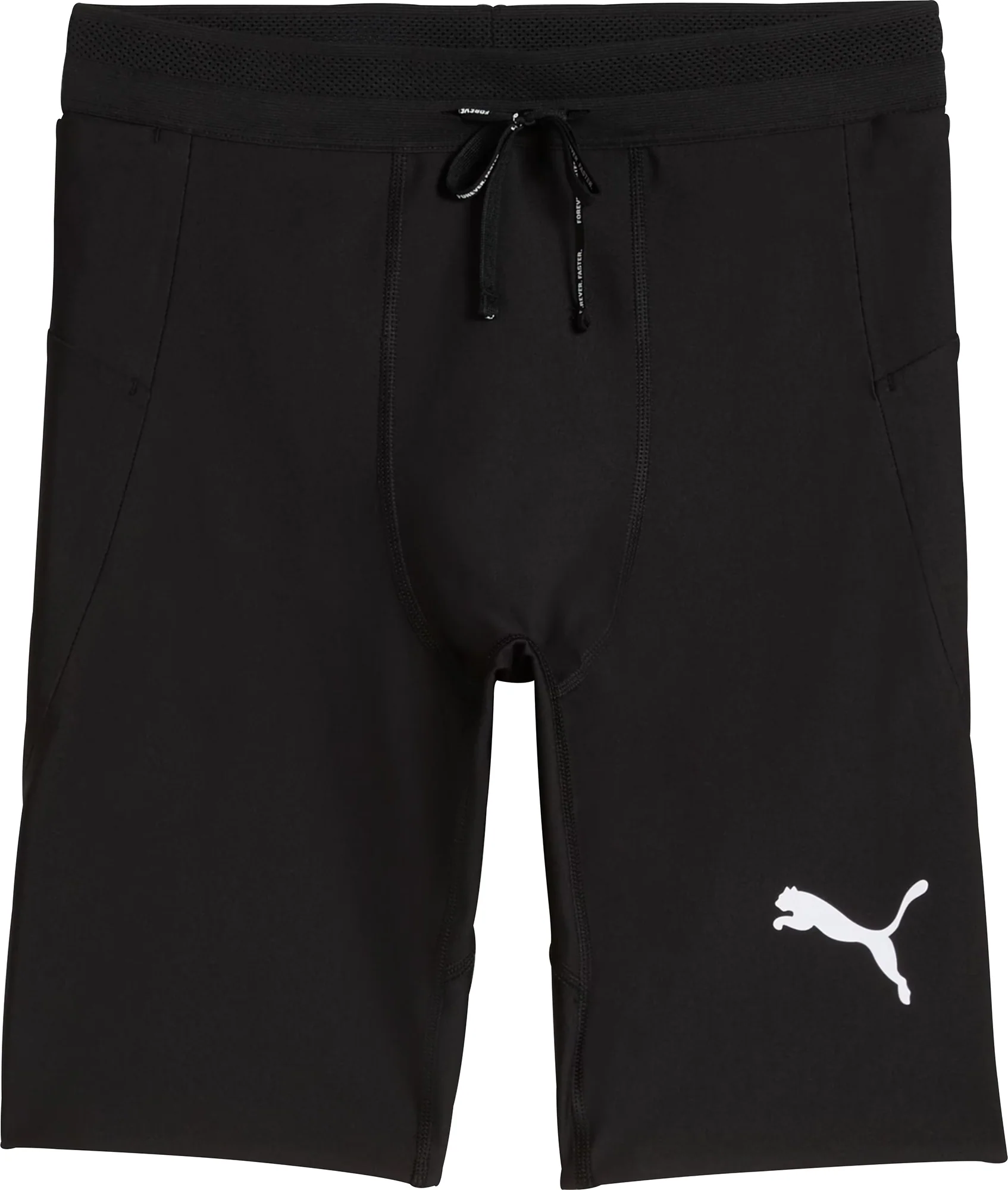 Puma Raceday Ultraform 9 Inch Mens Short Running Tights - Black - Image 3