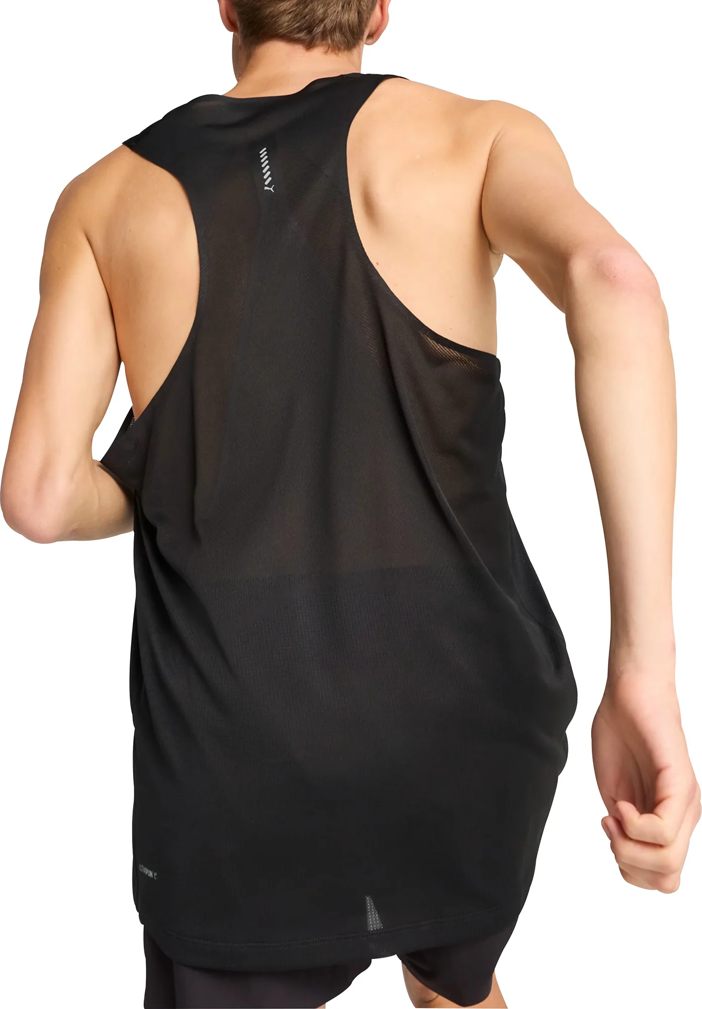 Puma Raceday Ultraspun Mens Running Vest - Black - Image 2