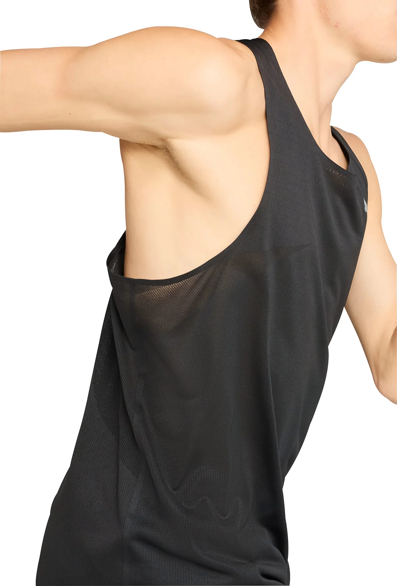 Puma Raceday Ultraspun Mens Running Vest - Black - Image 3