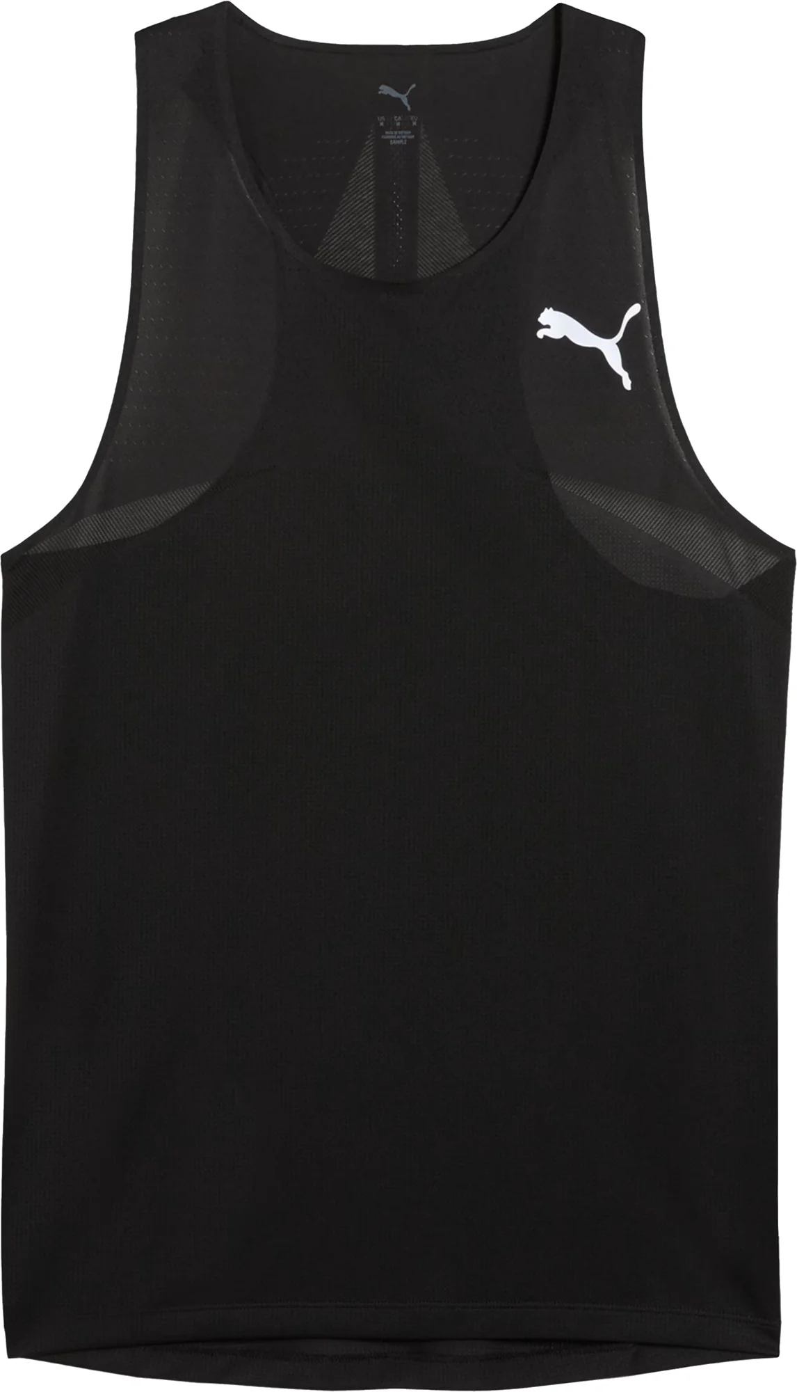 Puma Raceday Ultraspun Mens Running Vest - Black - Image 5