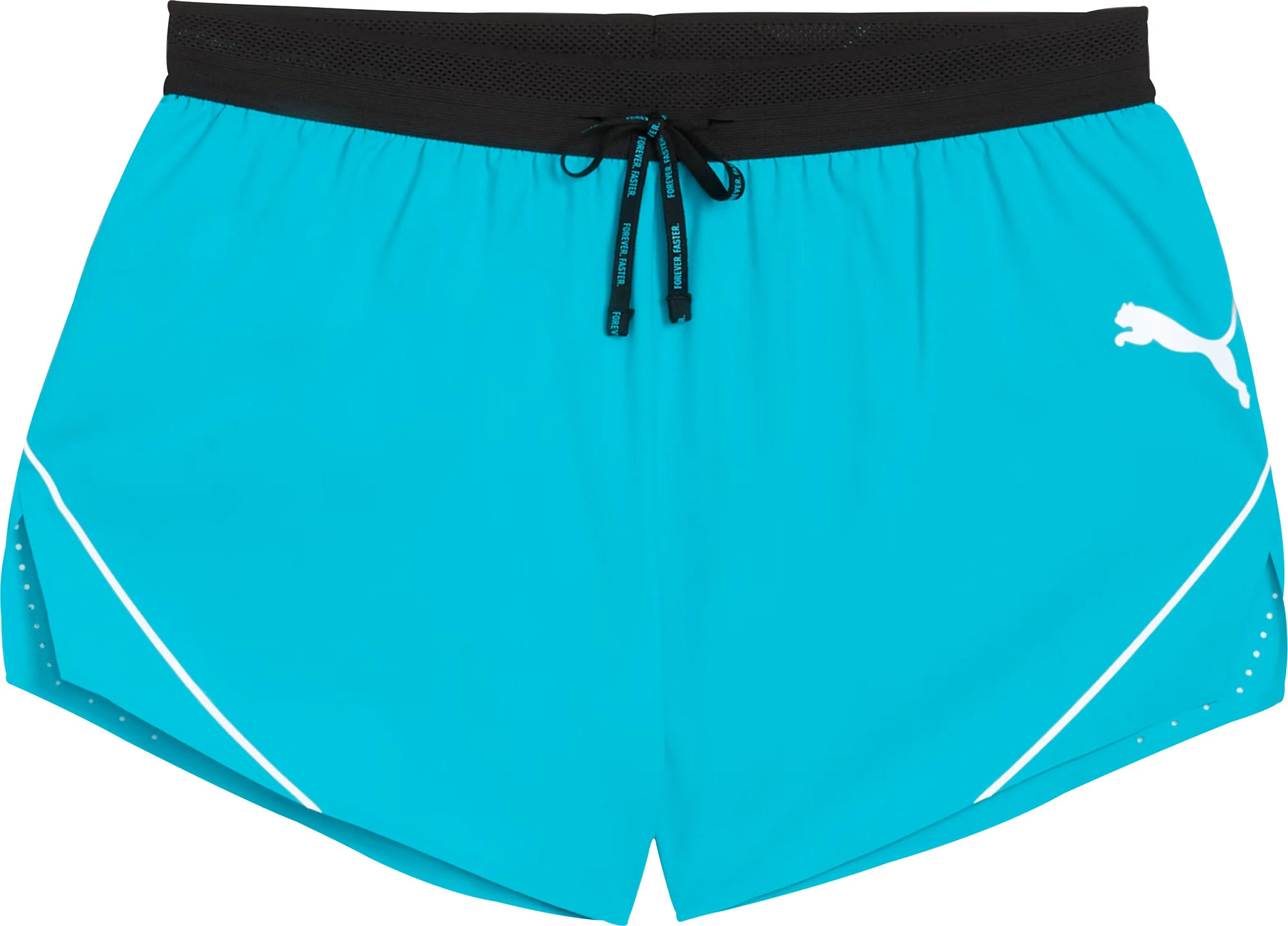 Puma Raceday Ultraweave 3 Inch Split Mens Running Shorts - Blue - Image 3