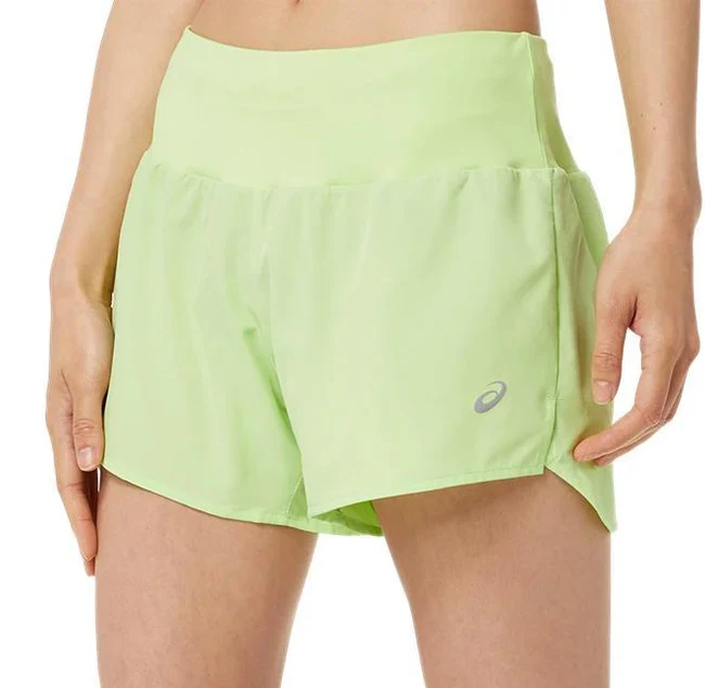 Asics Road 3.5 Inch Womens Running Shorts - Green
