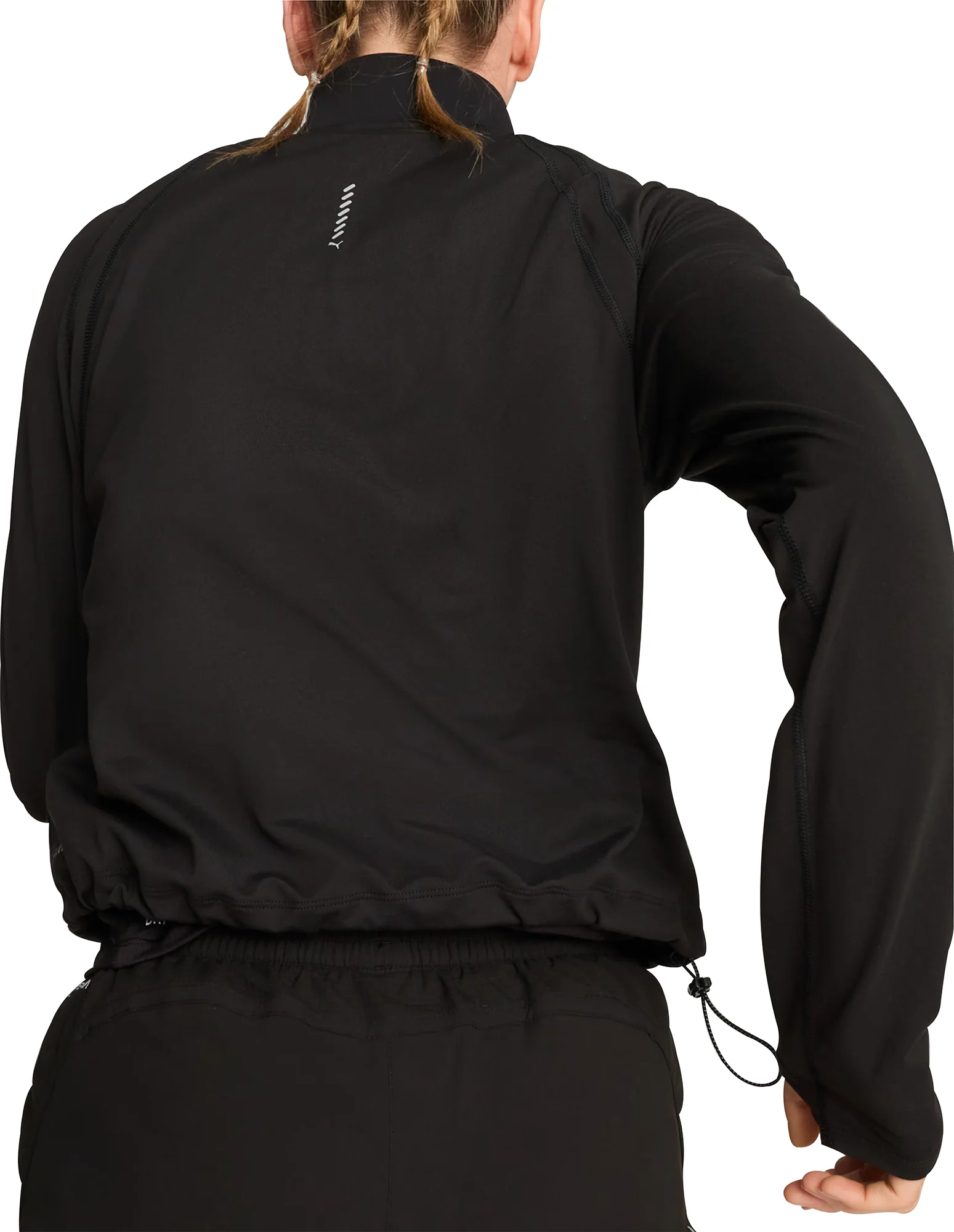 Puma Run Cloudspun Half Zip Long Sleeve Womens Running Top - Black - Image 2