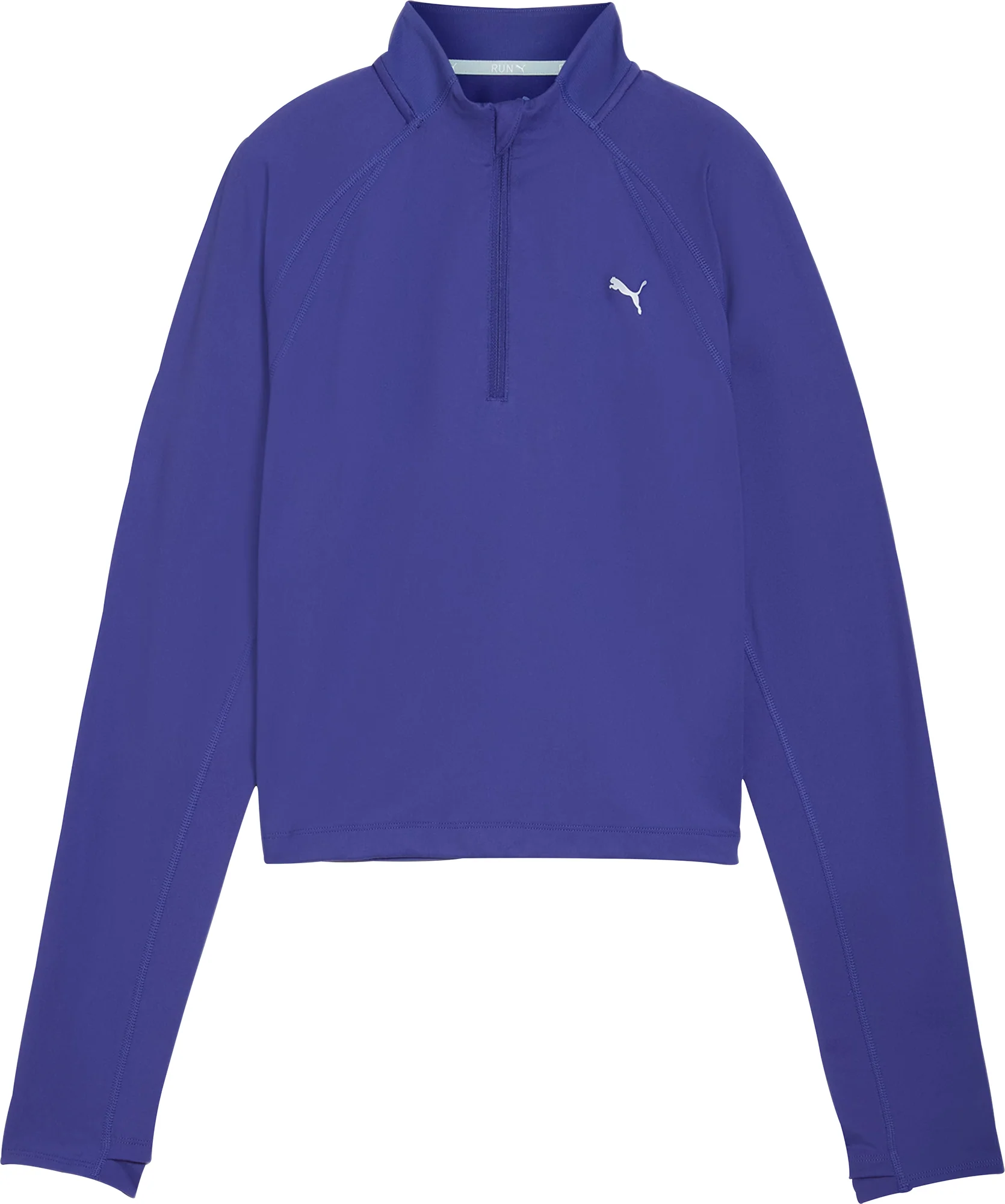 Puma Run CloudSpun Half Zip Long Sleeve Womens Running Top - Blue - Image 5