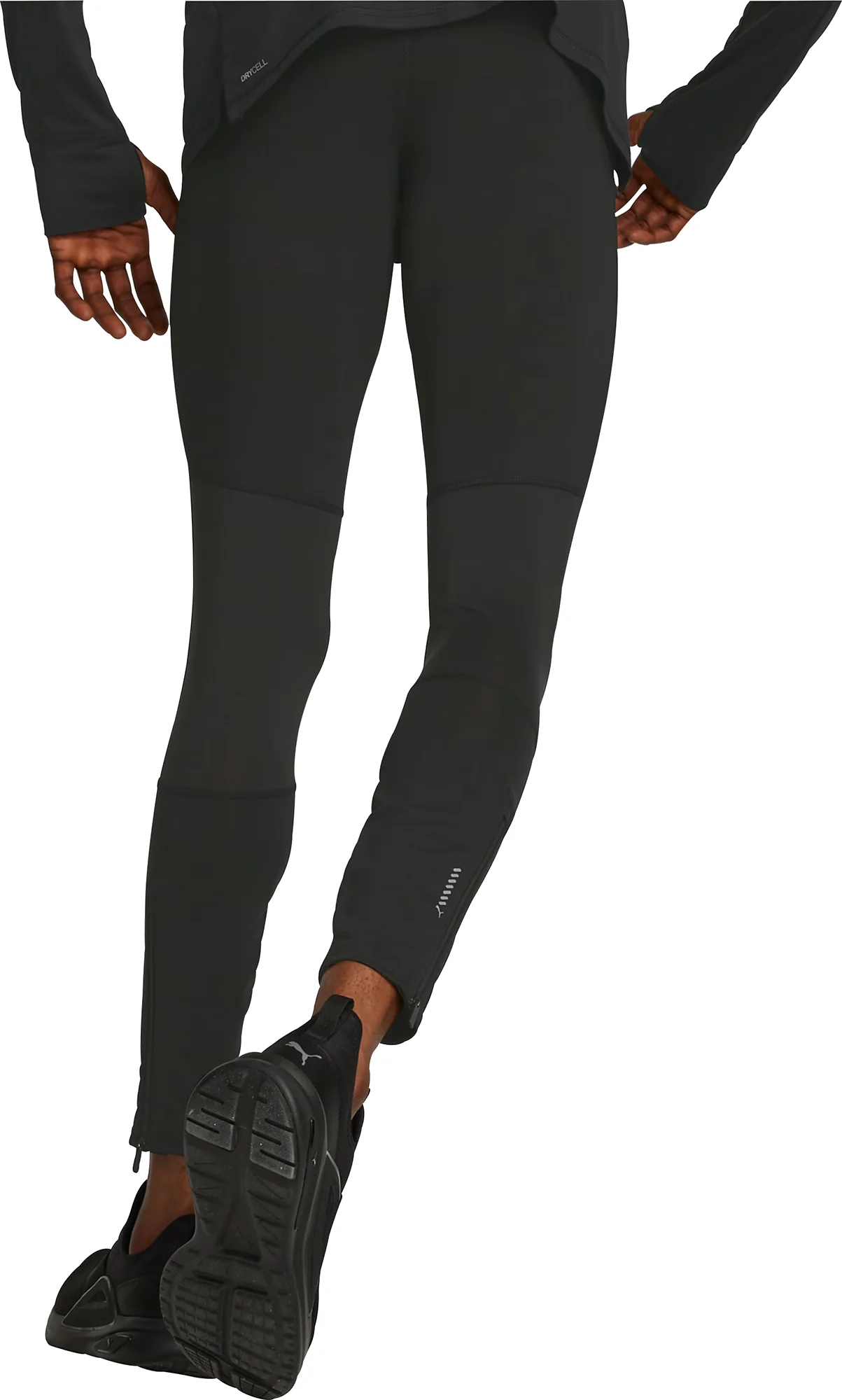 Puma Run Favourite Mens Long Running Tights - Black - Image 2