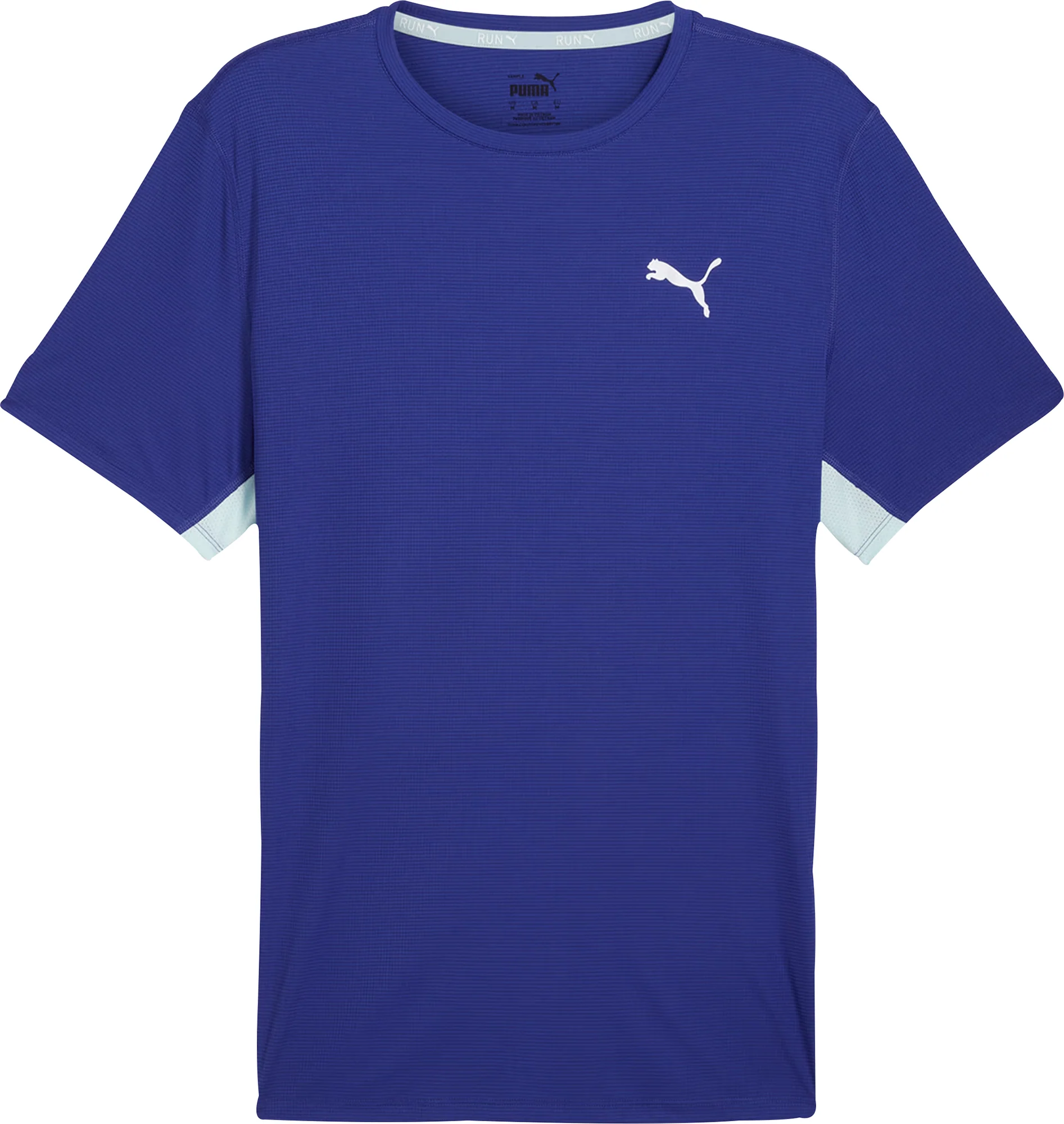 Puma Run Favourite Short Sleeve Mens Running Top - Blue - Image 3