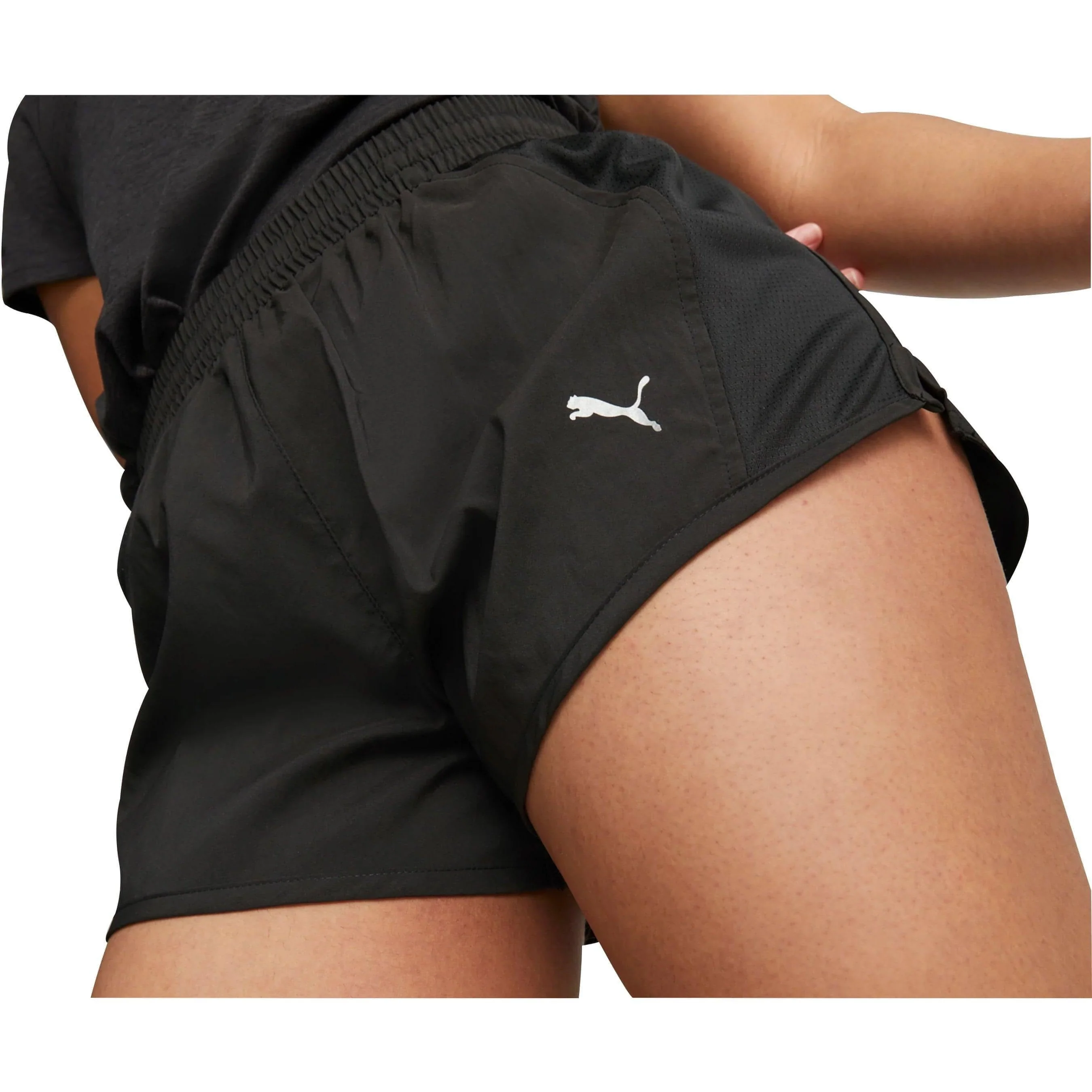 Puma Run Favourite Velocity 3 Inch Womens Running Shorts - Black - Image 2