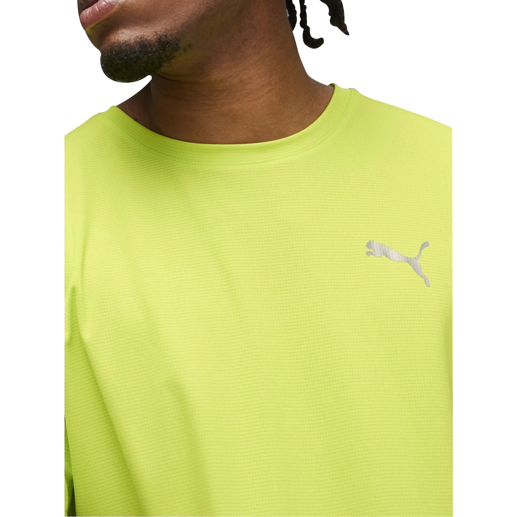 Puma Run Favourite Velocity Short Sleeve Mens Running Top - Green - Image 4