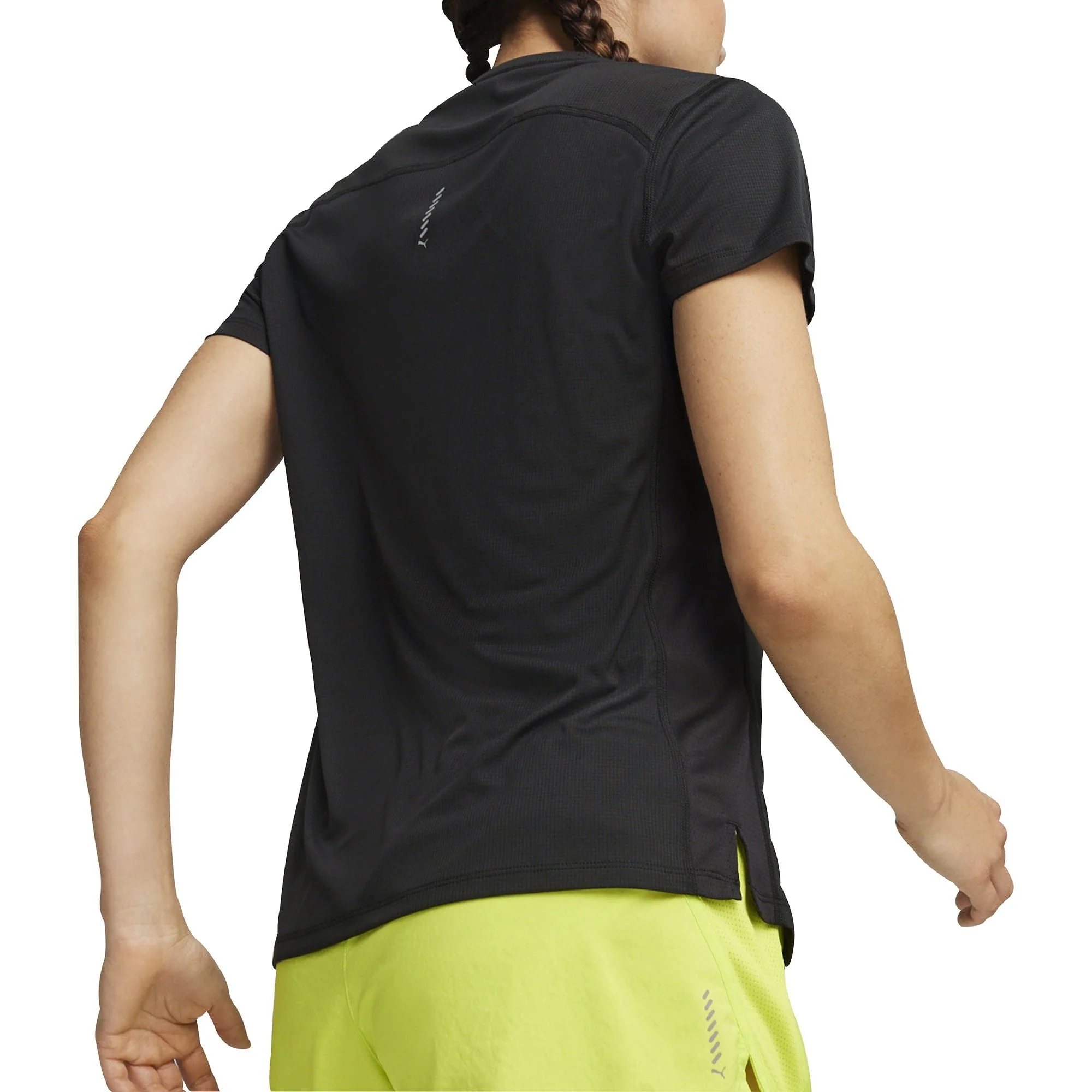 Puma Run Favourite Velocity Short Sleeve Womens Running Top - Black - Image 2