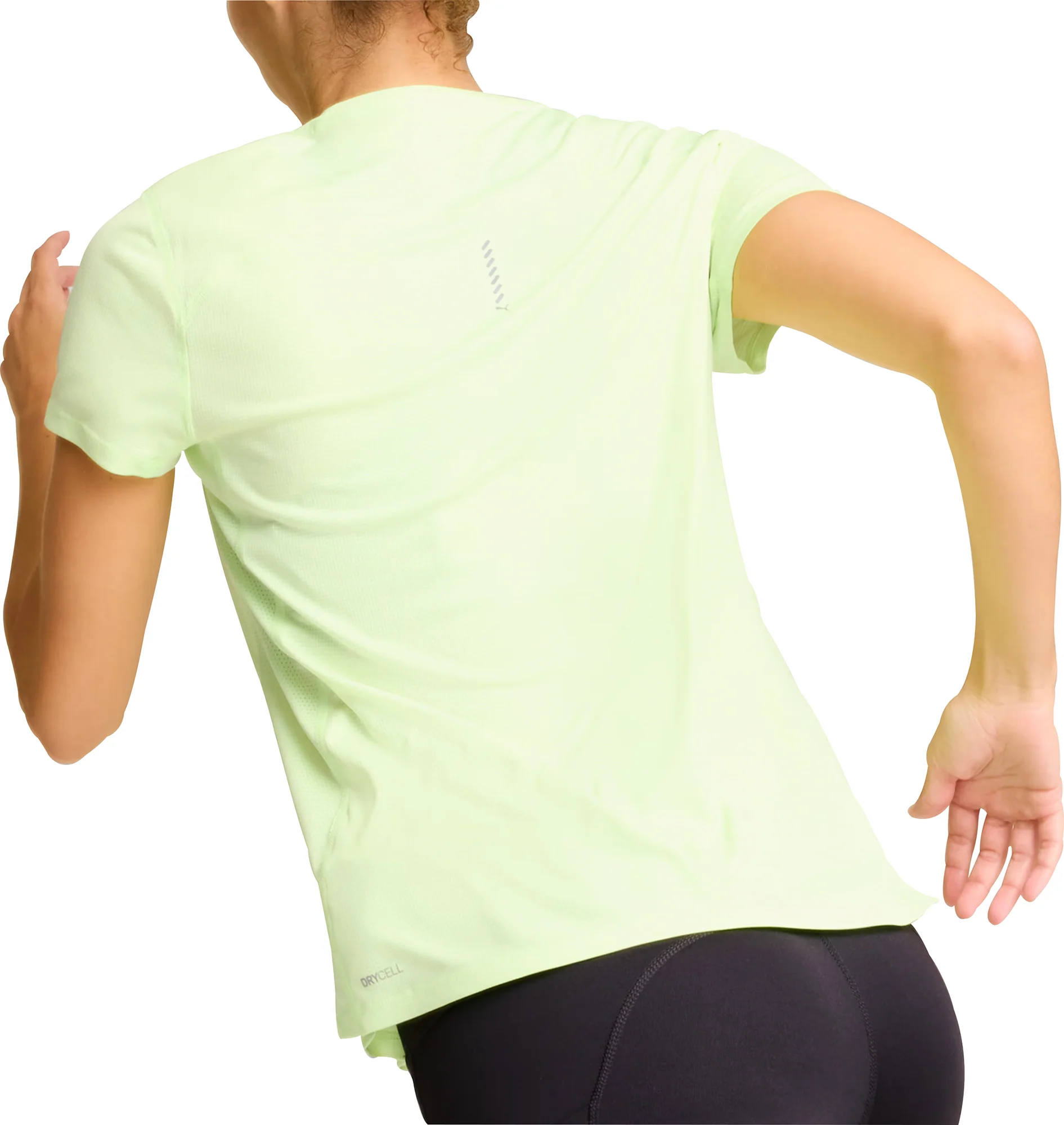 Puma Run Favourite Velocity Short Sleeve Womens Running Top - Green - Image 2