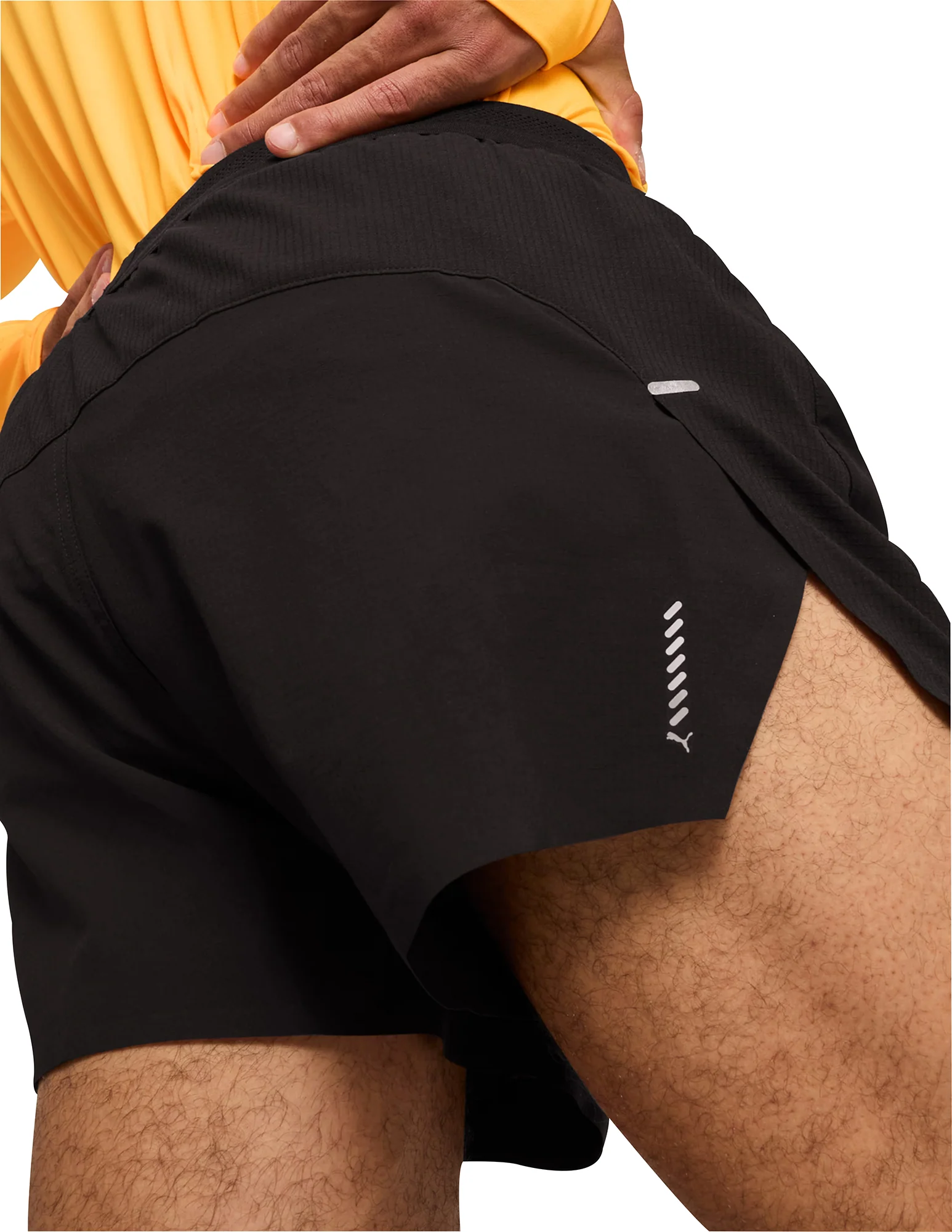 Puma Run Ultraweave Velocity 3 Inch Mens Running Shorts - Black - Image 2