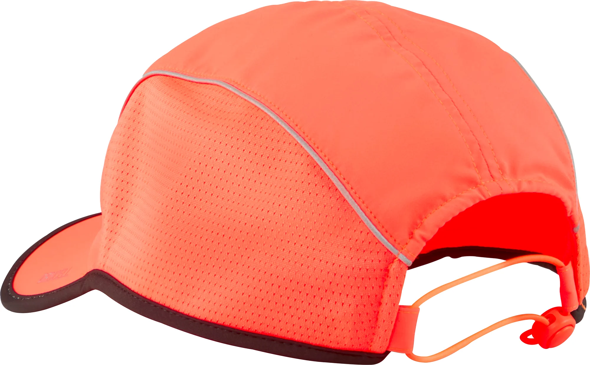 Puma Runner Short Visor 5 Panel Running Cap - Red - Image 2