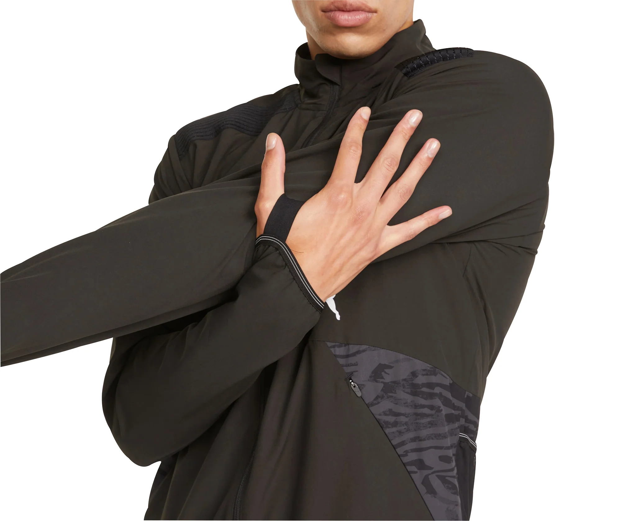 Puma Ultraweave S FSTR Mens Running Jacket - Black - Image 3