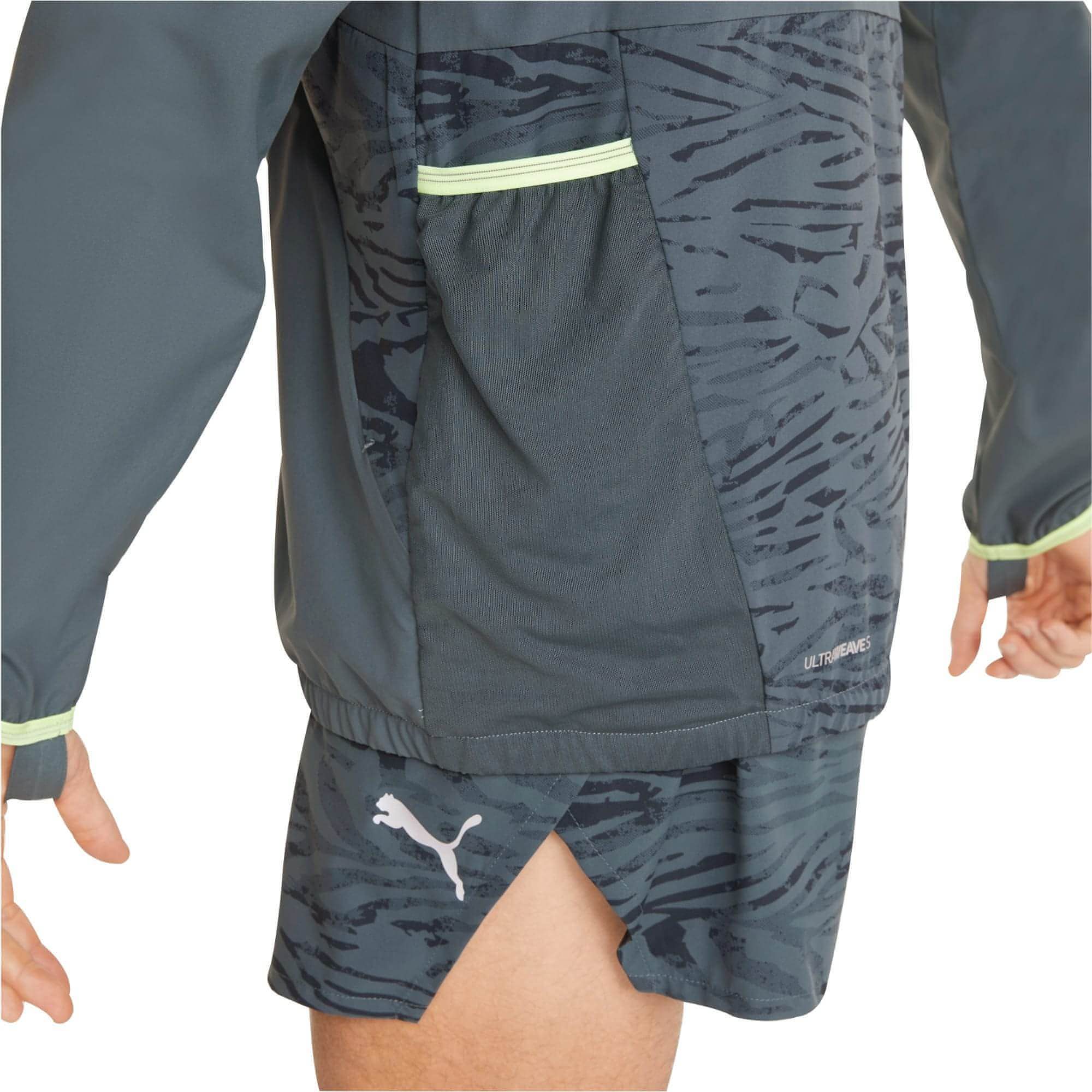 Puma Ultraweave S FSTR Mens Running Jacket - Grey - Image 3