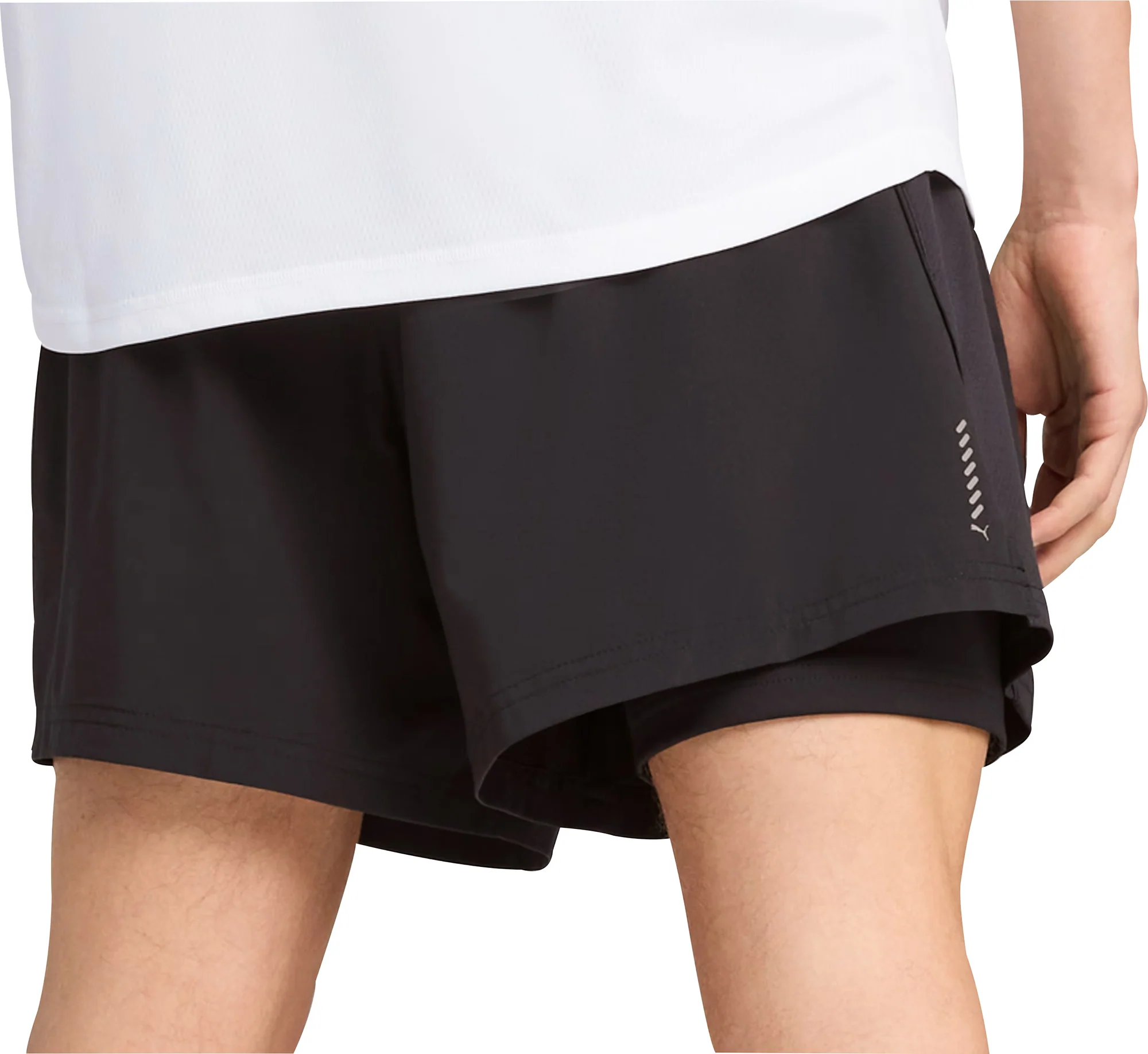 Puma Velocity 2 In 1 Mens Running Shorts - Black - Image 2