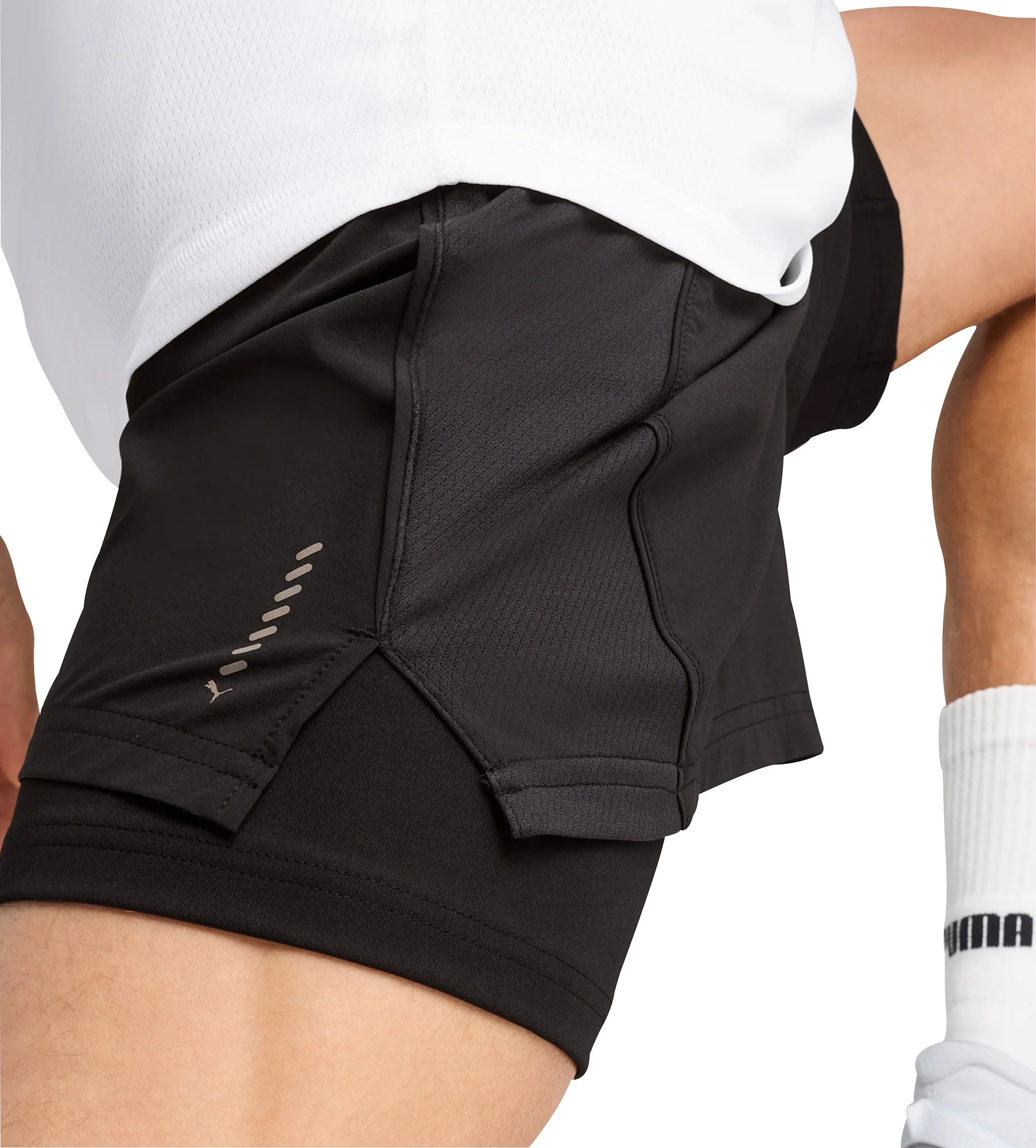 Puma Velocity 2 In 1 Mens Running Shorts - Black - Image 4