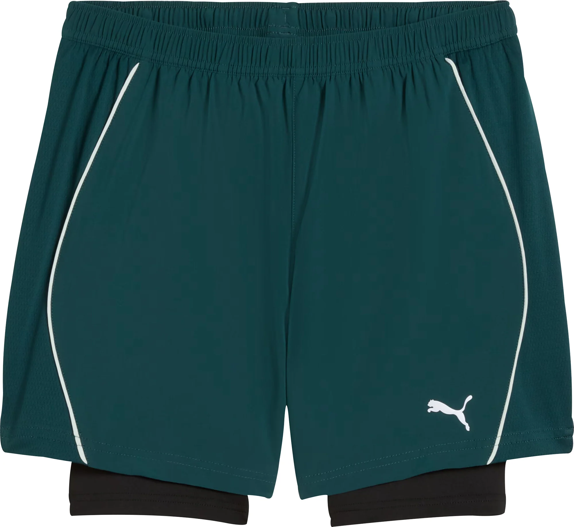 Puma Velocity 2 In 1 Mens Running Shorts - Green - Image 4