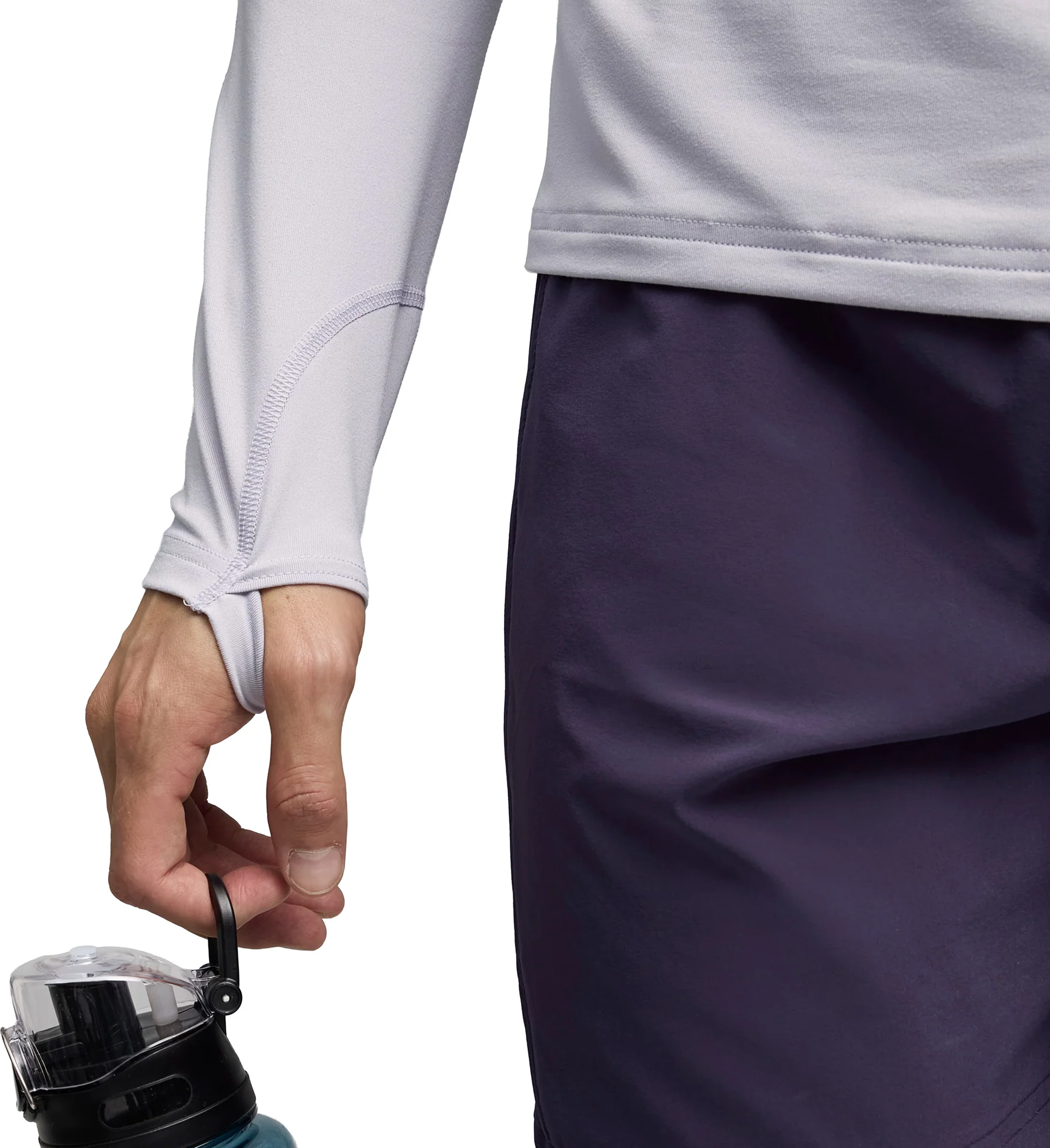 Puma Velocity Cloudspun Half Zip Long Sleeve Mens Running Top - Grey - Image 3