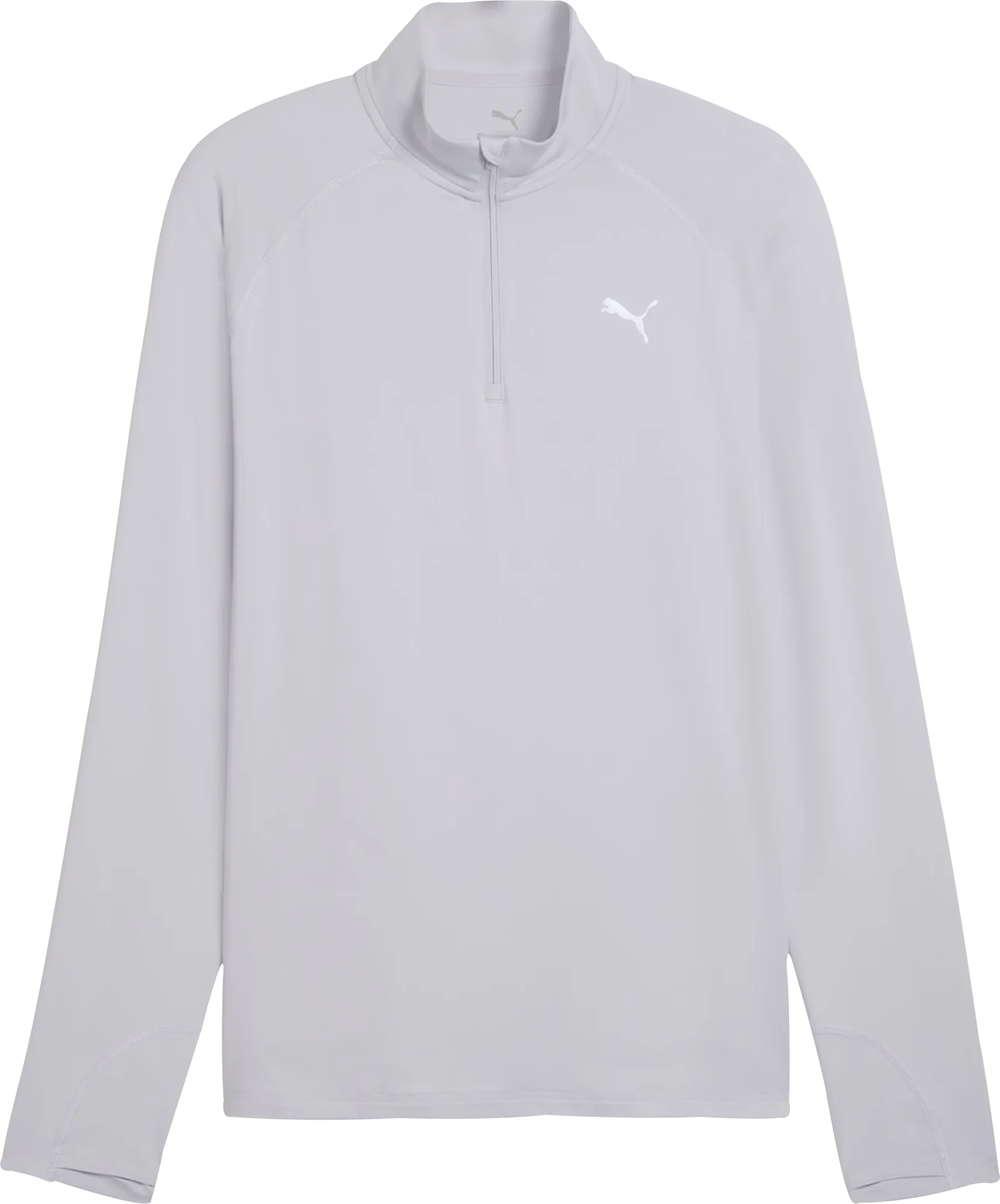 Puma Velocity Cloudspun Half Zip Long Sleeve Mens Running Top - Grey - Image 4