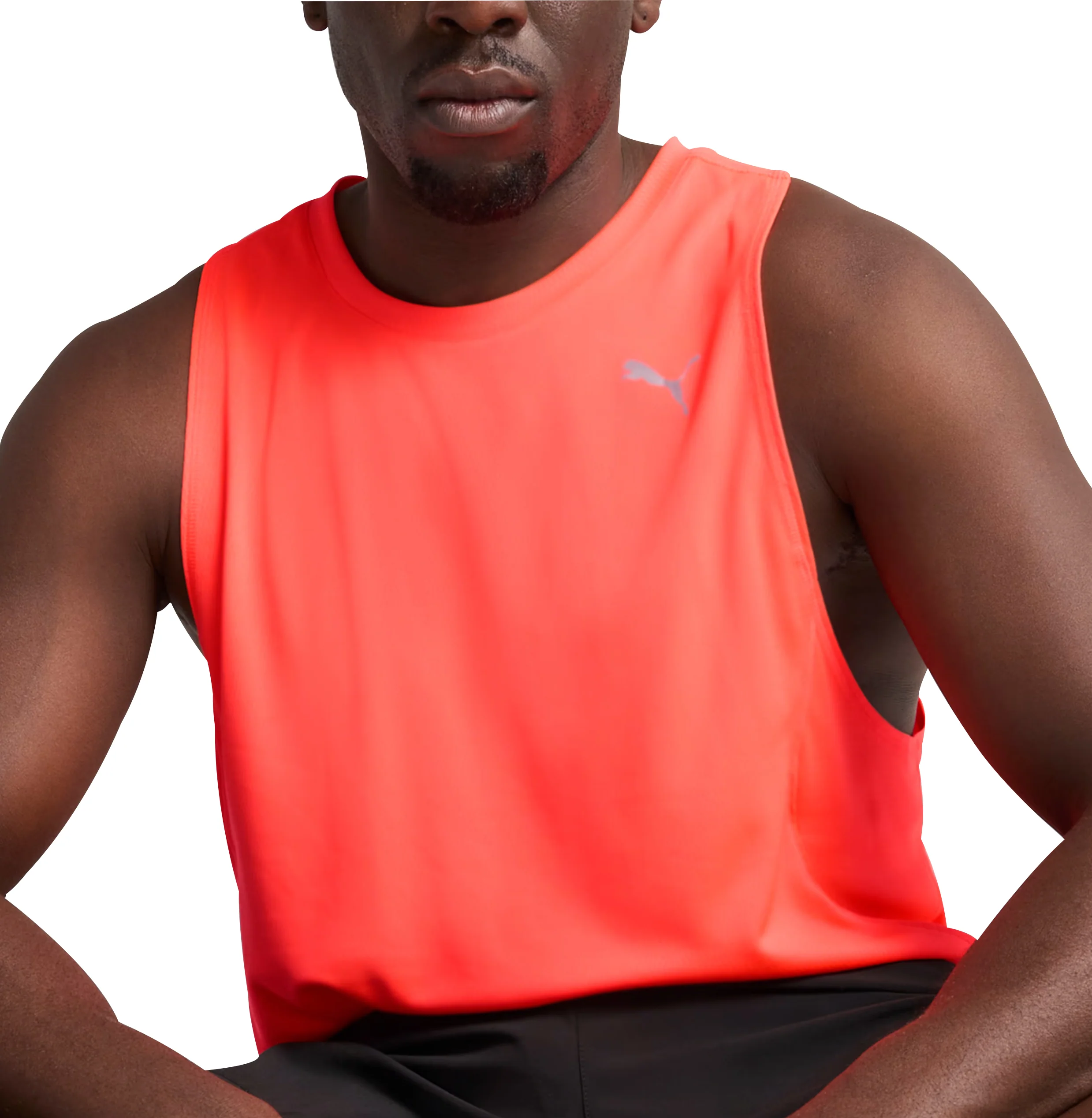 Puma Velocity Mens Running Vest - Red