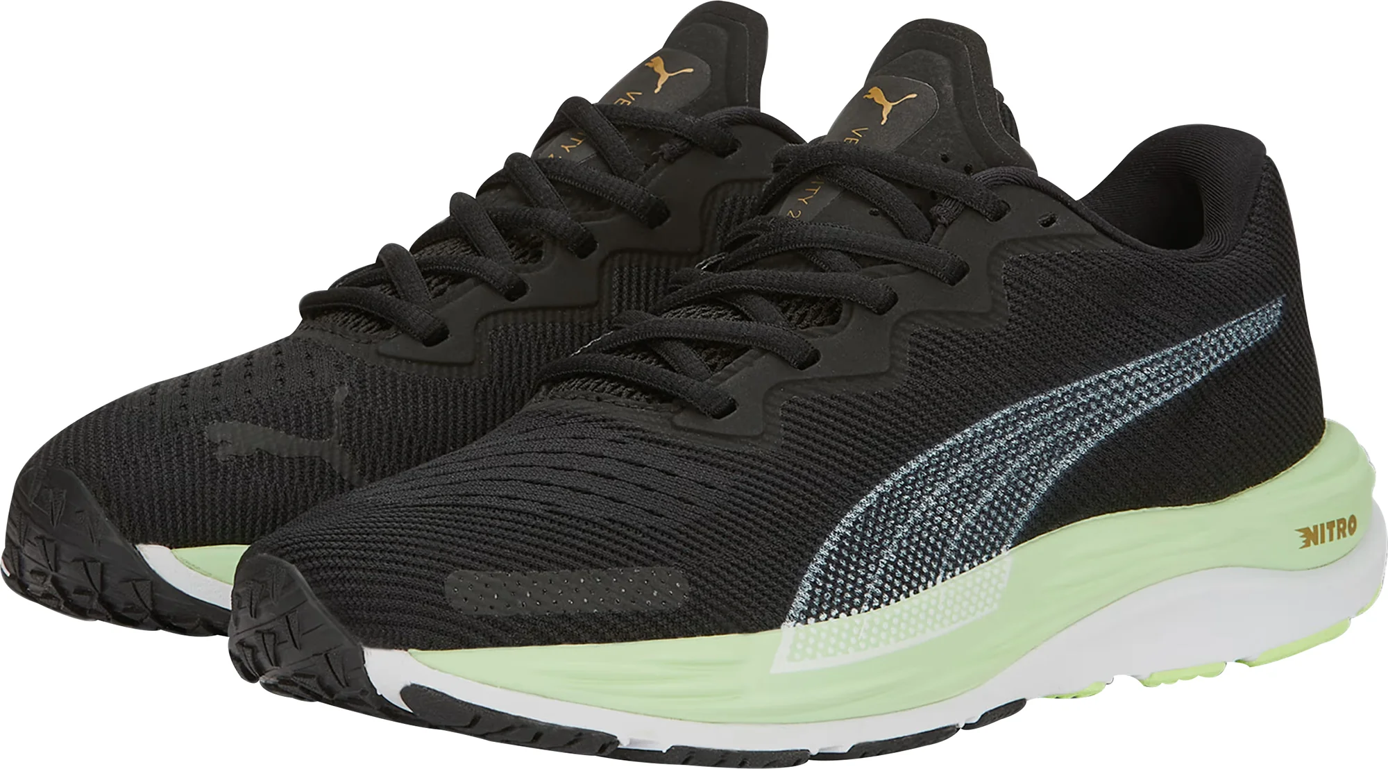 Puma Velocity Nitro 2 Womens Running Shoes - Black - Image 6