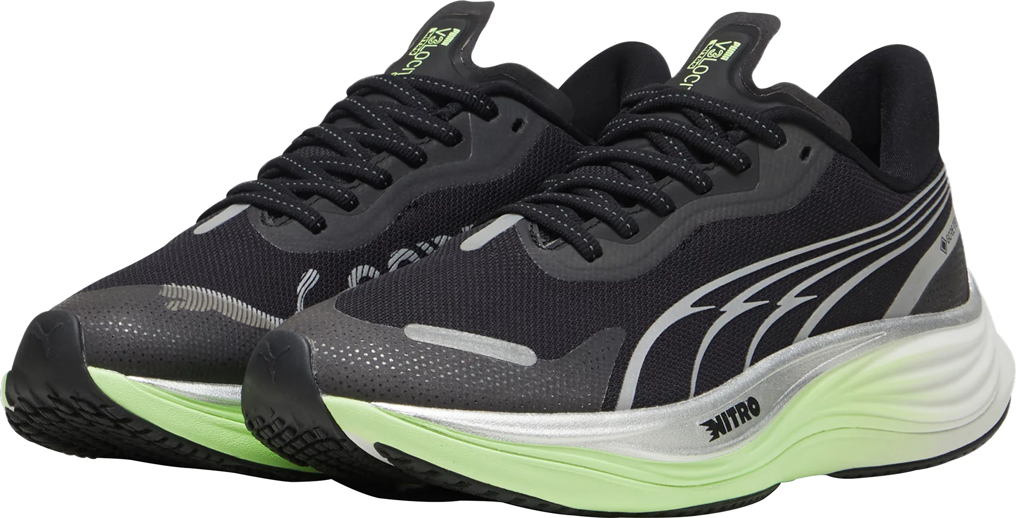 Puma Velocity Nitro 3 GORE-TEX Womens Running Shoes - Black - Image 5