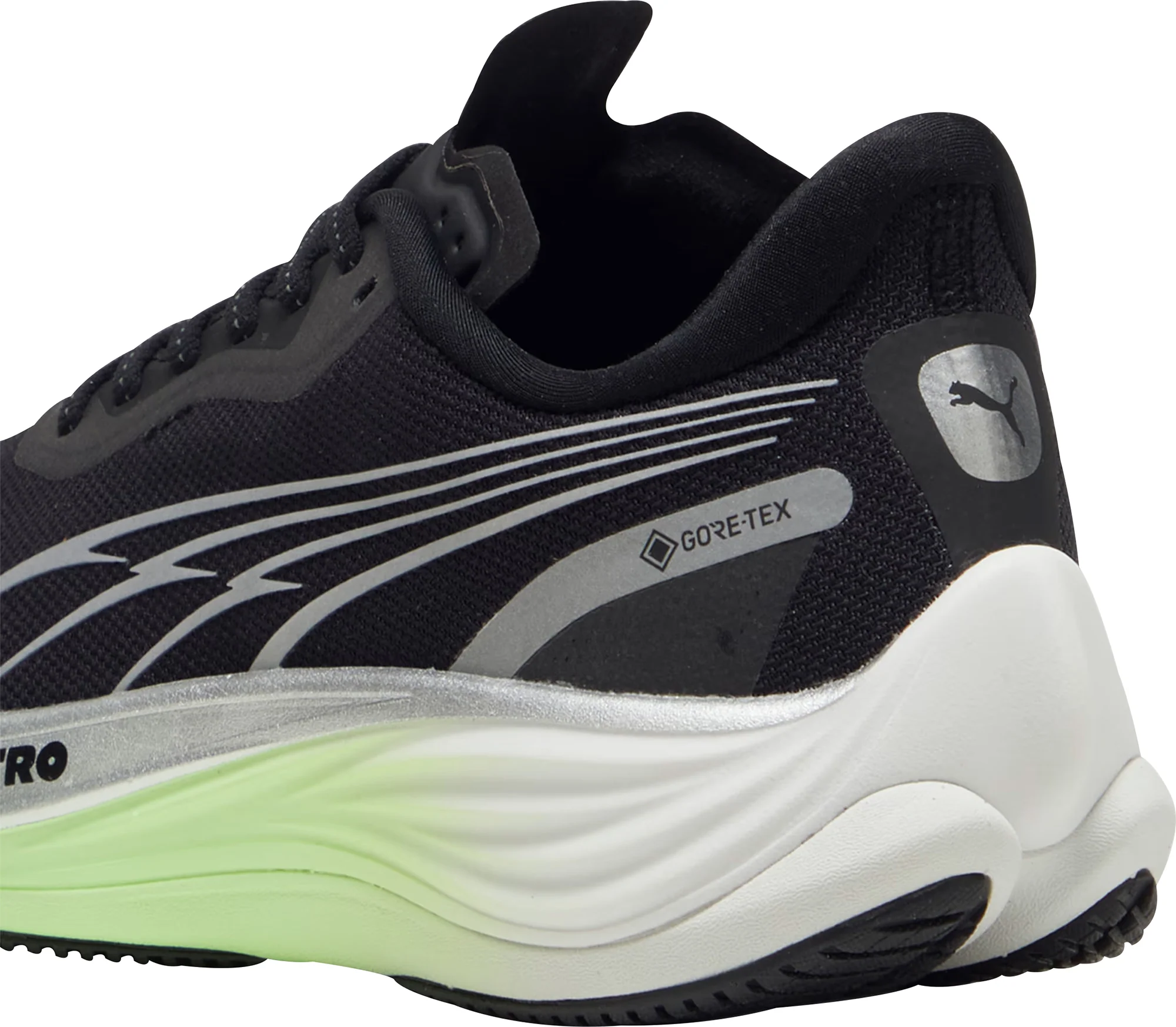 Puma Velocity Nitro 3 GORE-TEX Womens Running Shoes - Black - Image 7