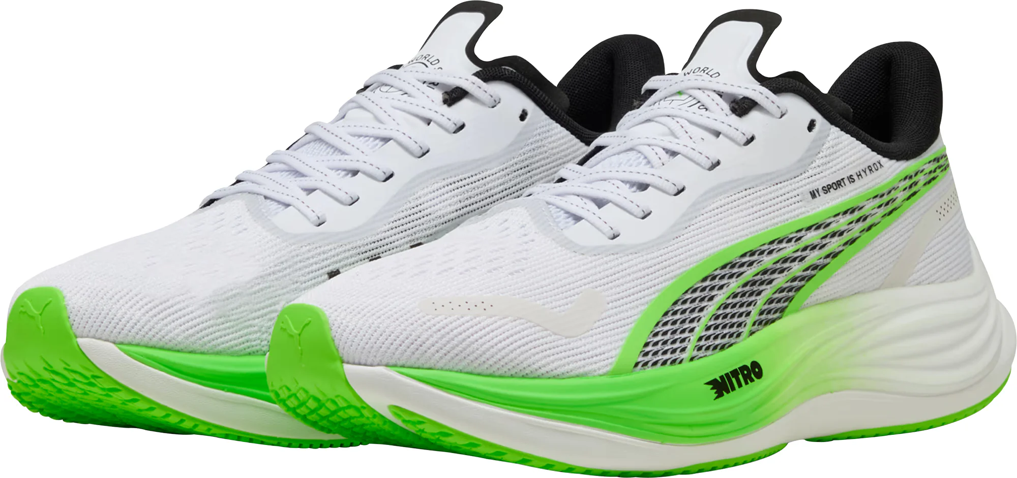 Puma Velocity Nitro 3 HYROX Mens Running Shoes - White - Image 5