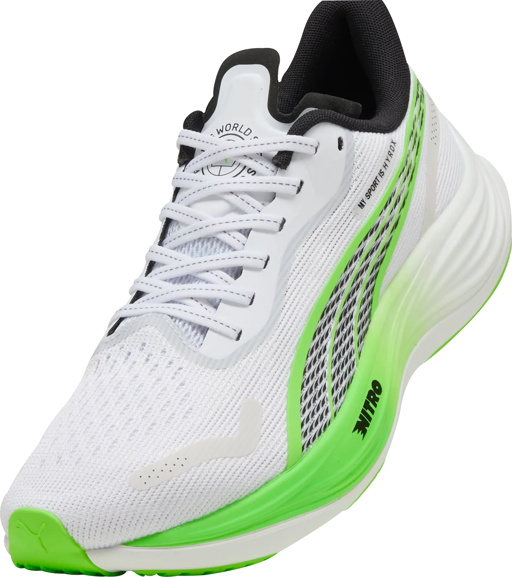 Puma Velocity Nitro 3 HYROX Mens Running Shoes - White - Image 7
