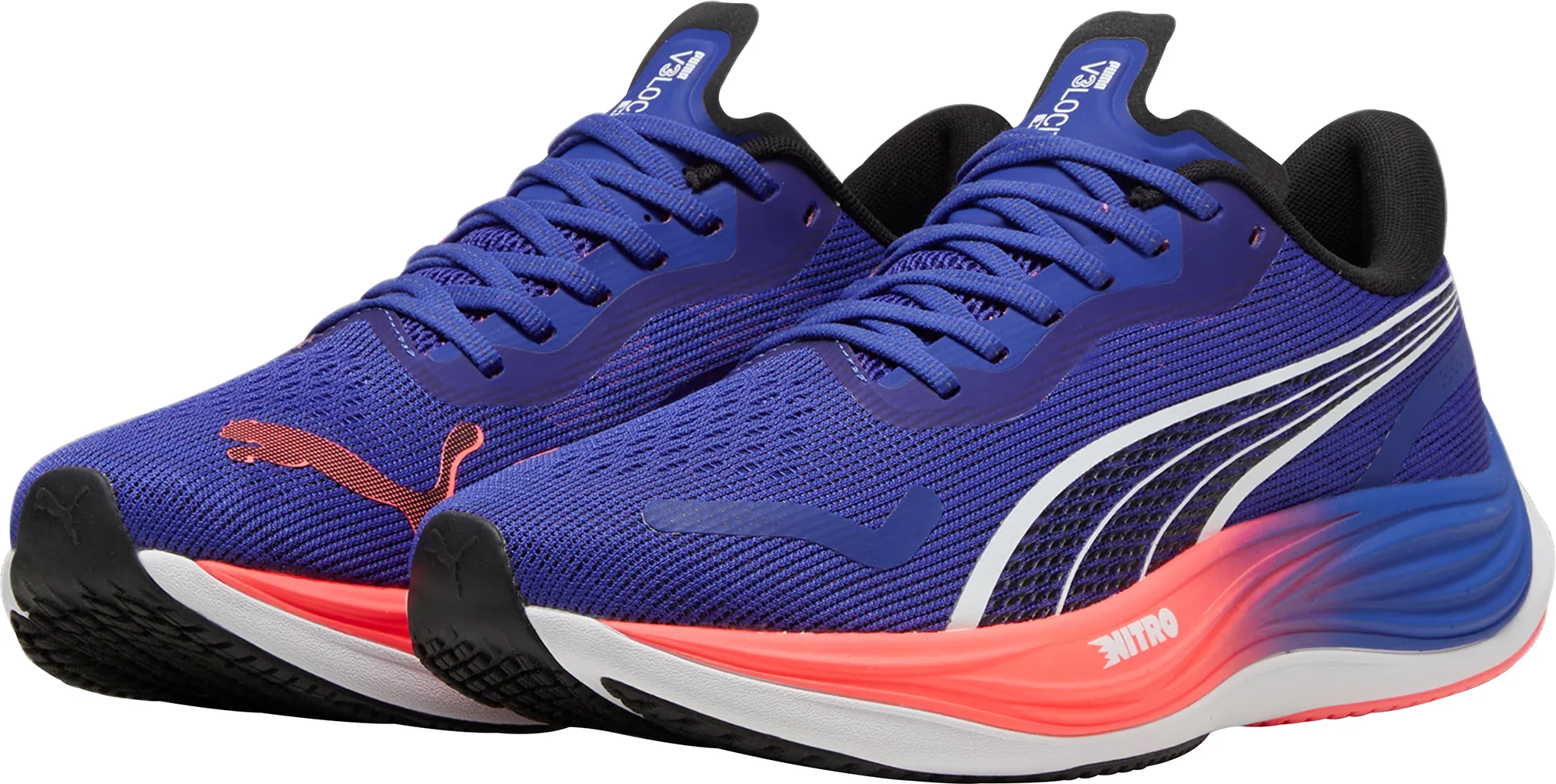 Puma Velocity Nitro 3 Mens Running Shoes - Blue - Image 4