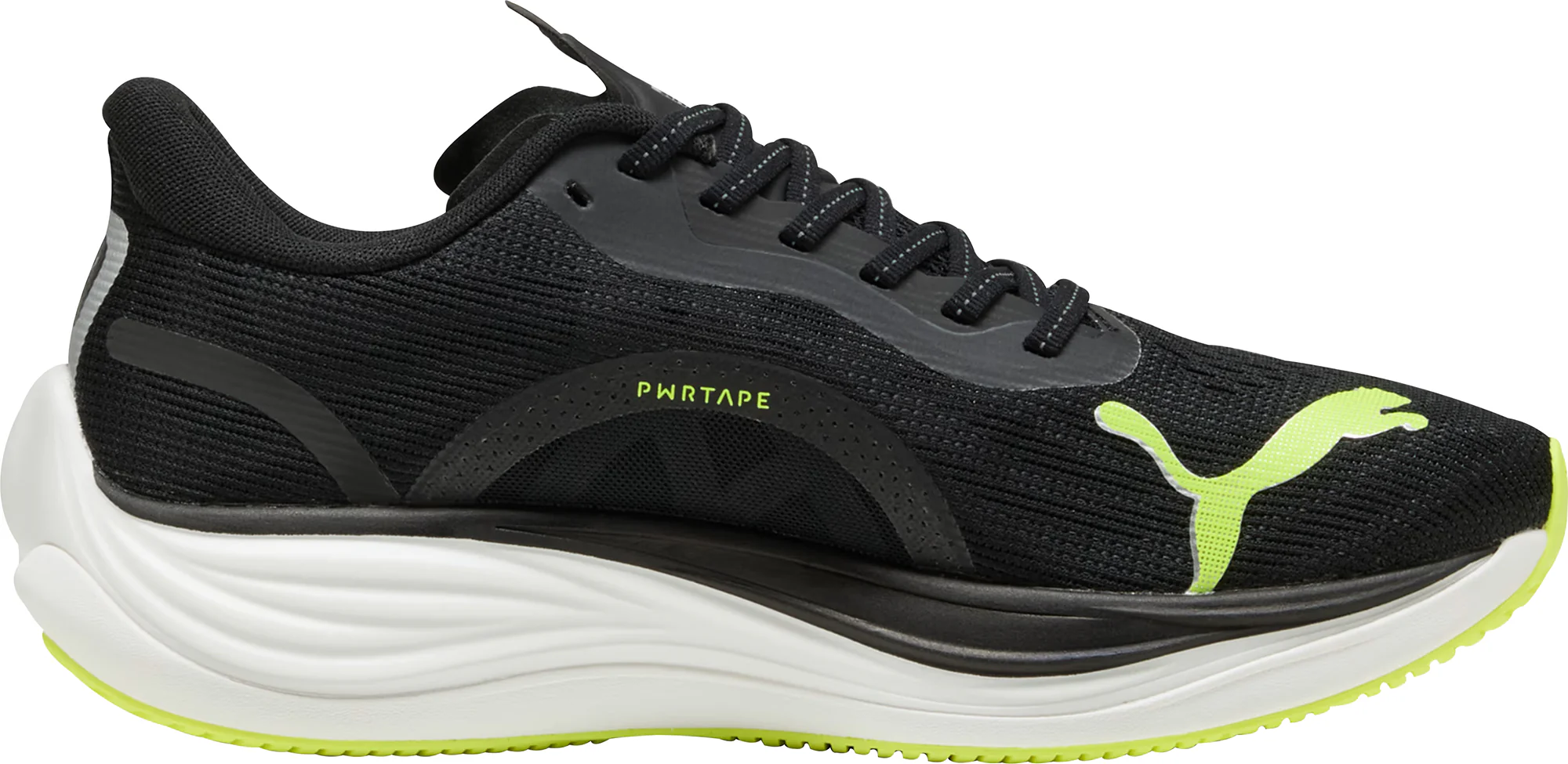 Puma Velocity Nitro 3 WIDE FIT Mens Running Shoes - Black - Image 3