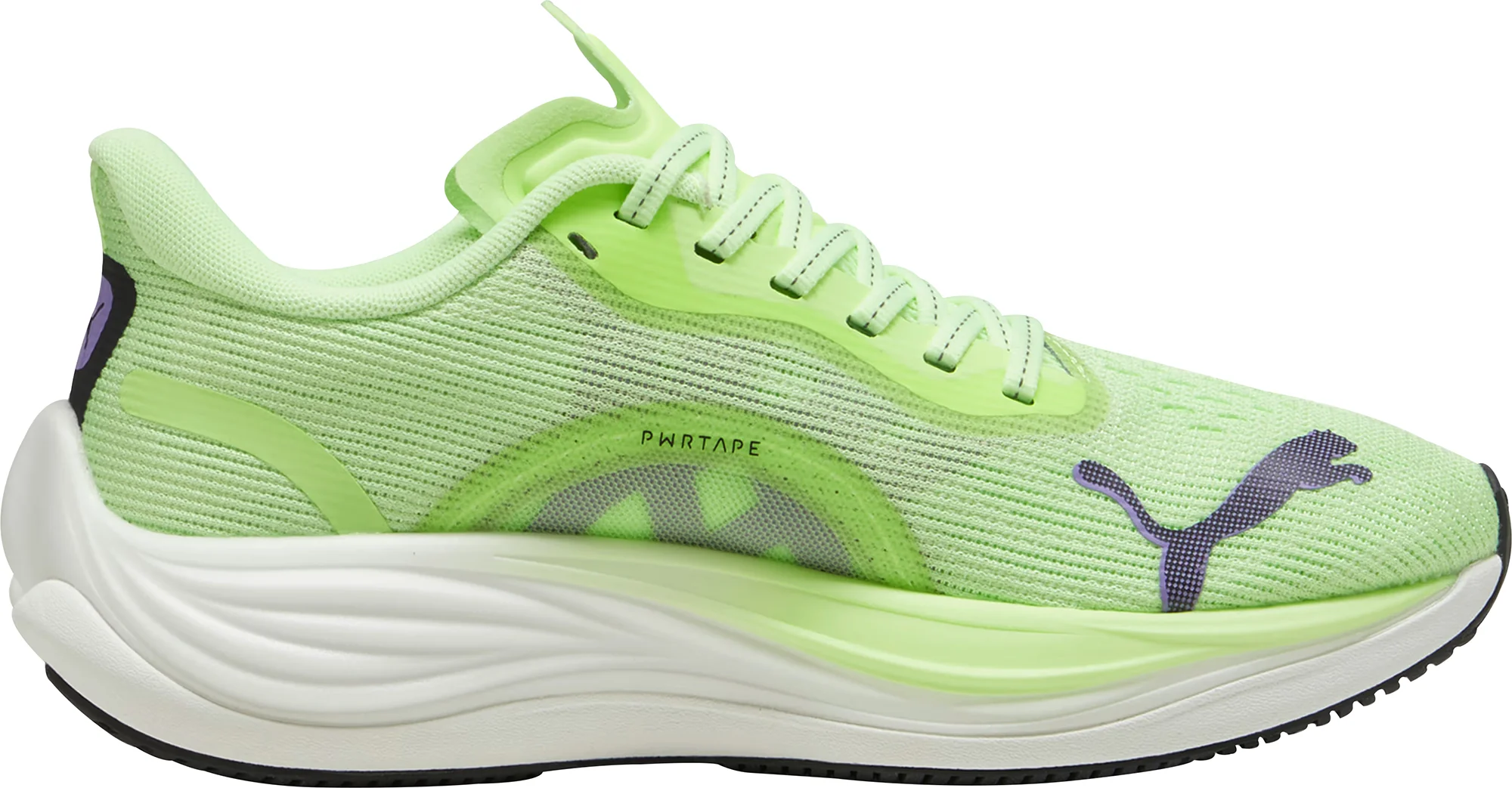 Puma Velocity Nitro 3 Womens Running Shoes - Green - Image 3