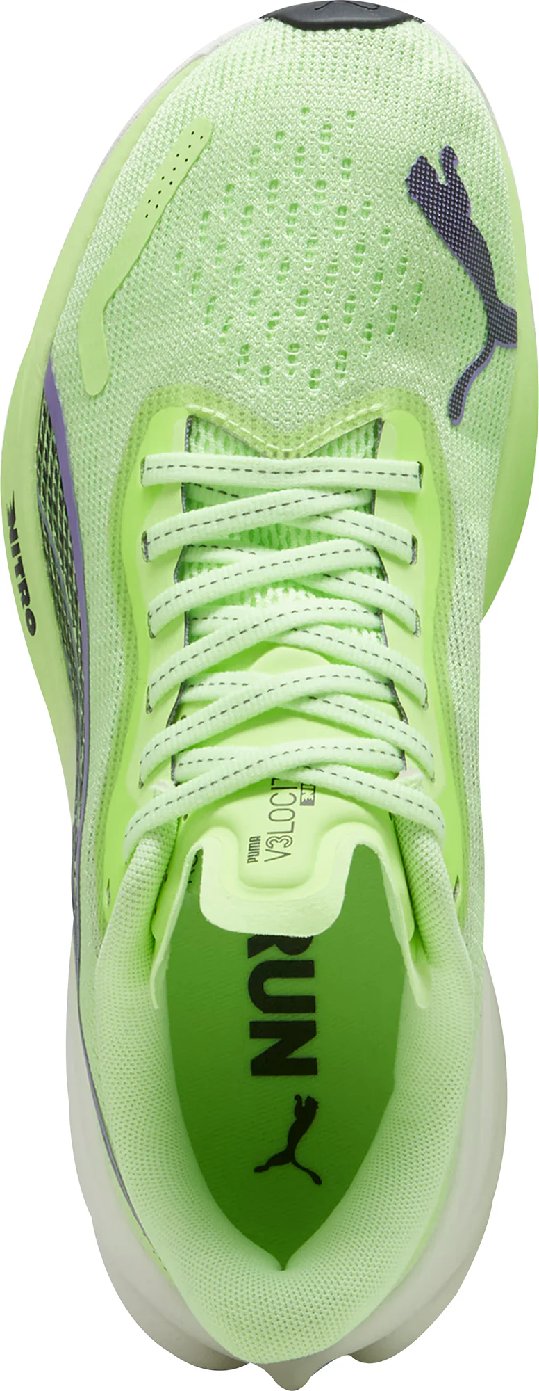 Puma Velocity Nitro 3 Womens Running Shoes - Green - Image 4
