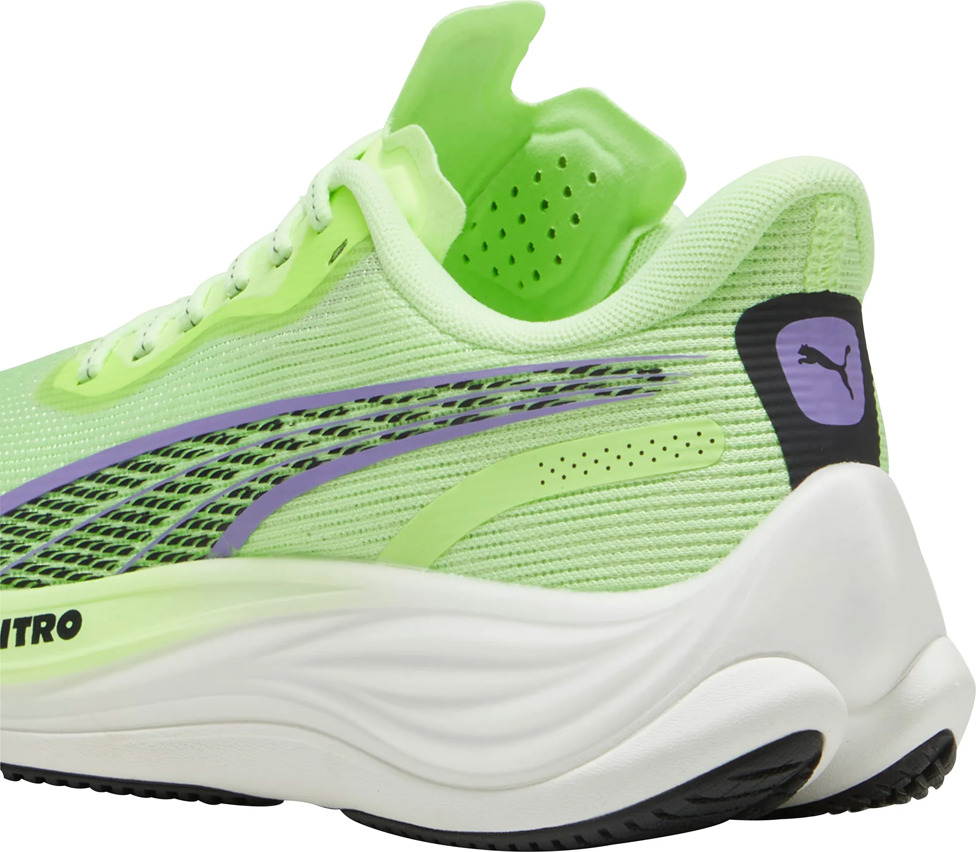 Puma Velocity Nitro 3 Womens Running Shoes - Green - Image 6