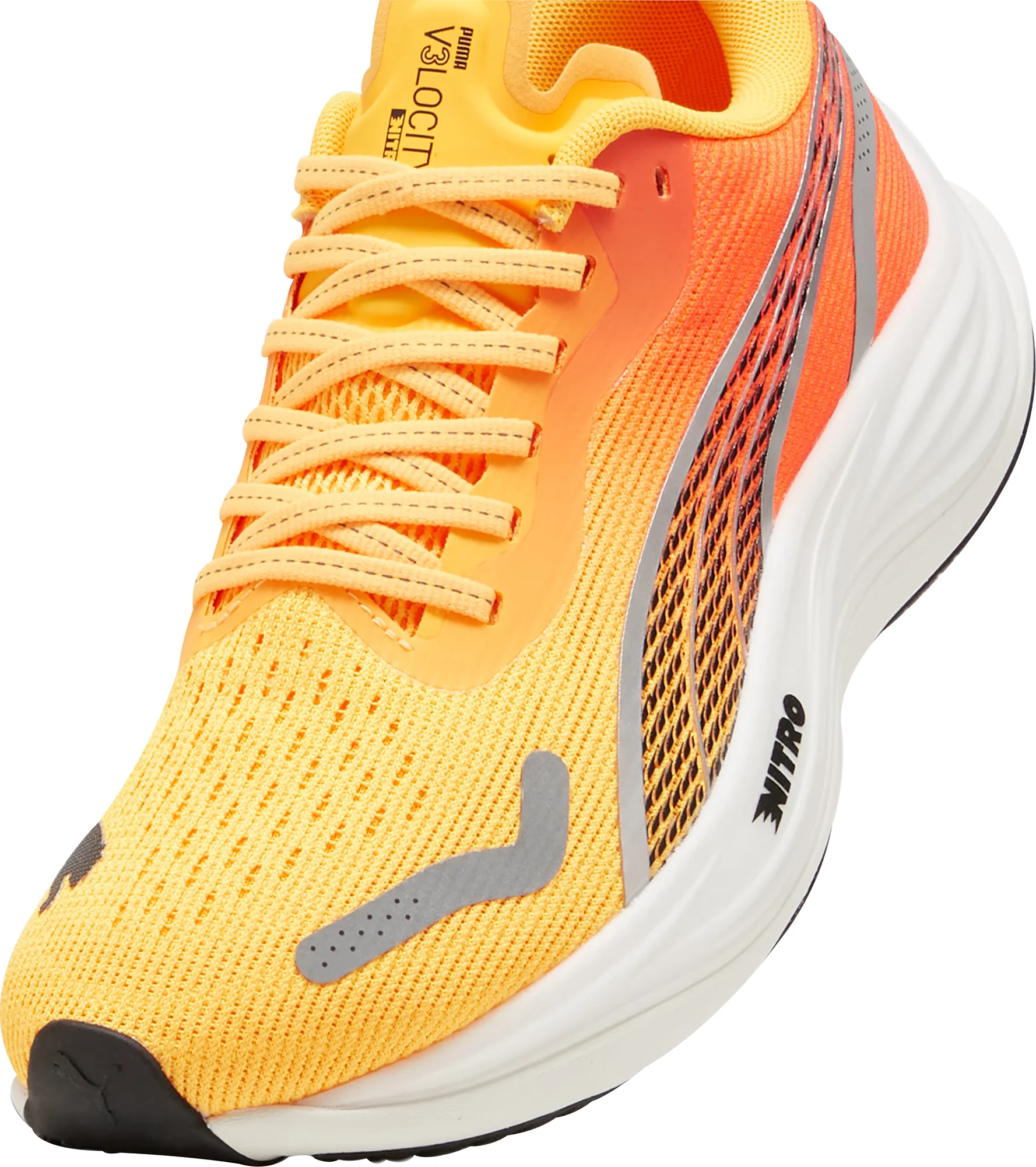 Puma Velocity Nitro 3 Womens Running Shoes - Orange - Image 6