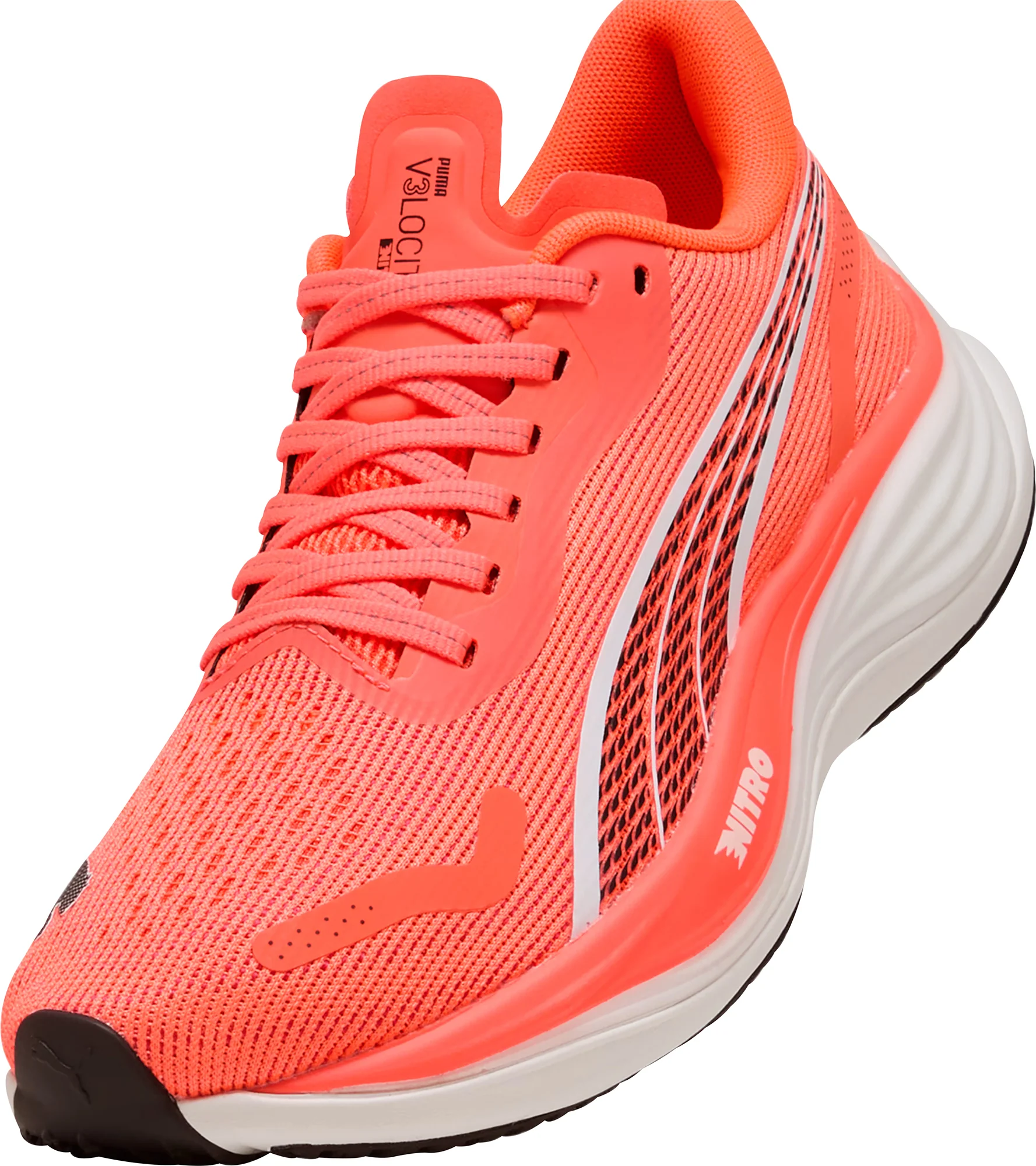 Puma Velocity Nitro 3 Womens Running Shoes - Red - Image 7