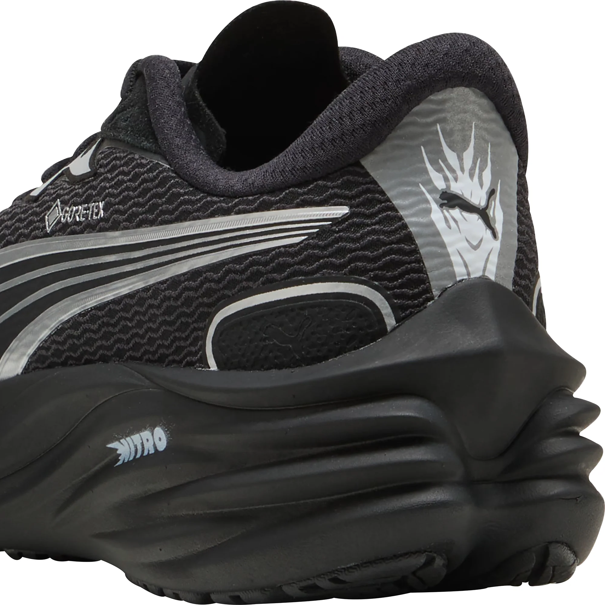 Puma Velocity Nitro 4 GORE-TEX Mens Running Shoes - Black - Image 6