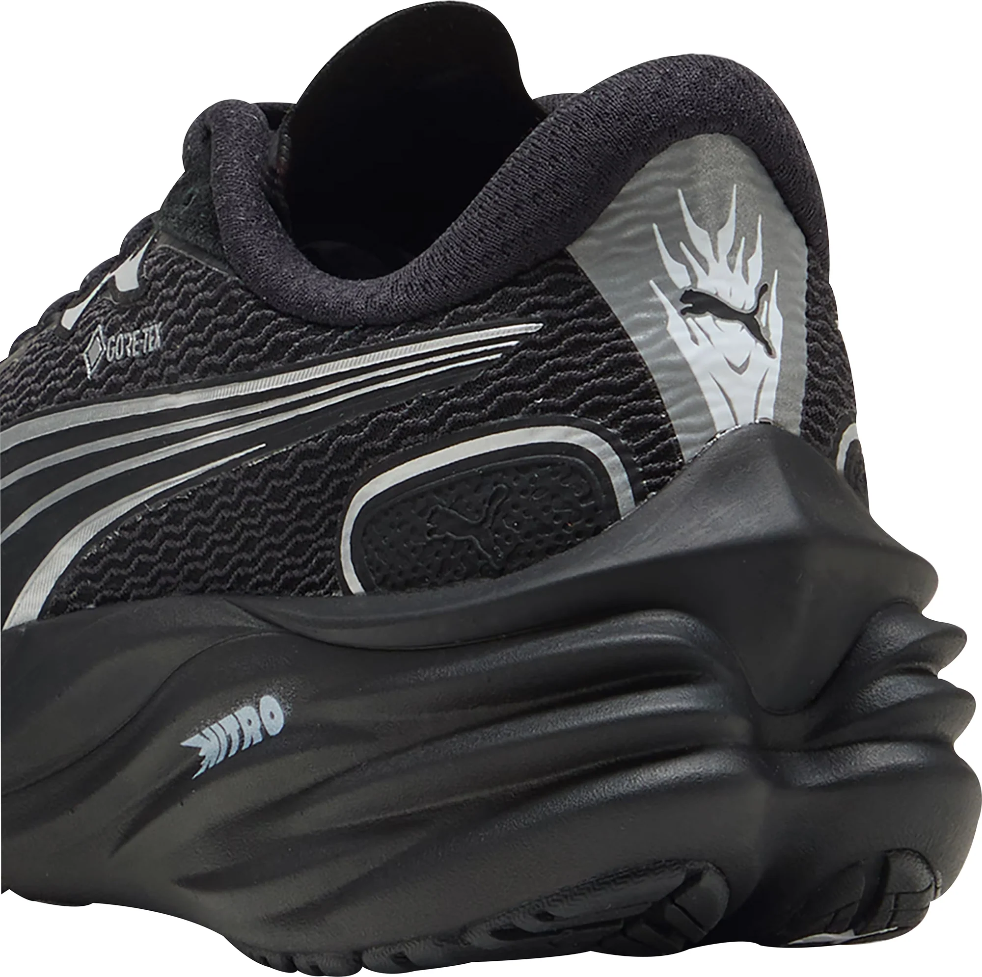 Puma Velocity Nitro 4 GORE-TEX Womens Running Shoes - Black - Image 6