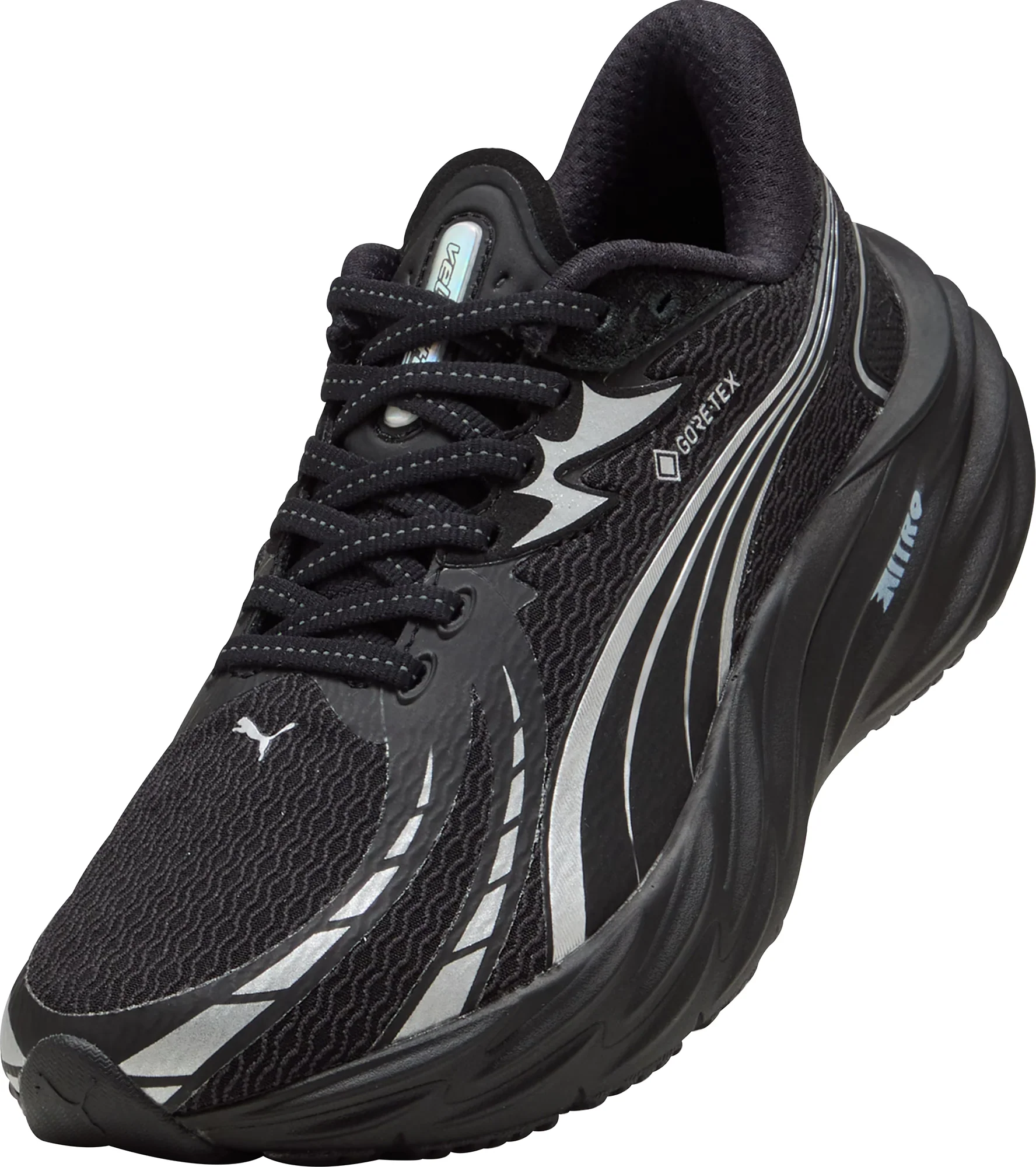 Puma Velocity Nitro 4 GORE-TEX Womens Running Shoes - Black - Image 7