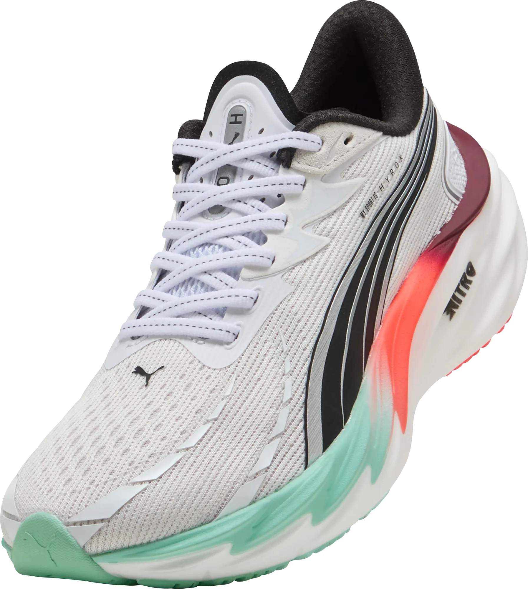 Puma Velocity Nitro 4 HYROX Womens Running Shoes - White - Image 7
