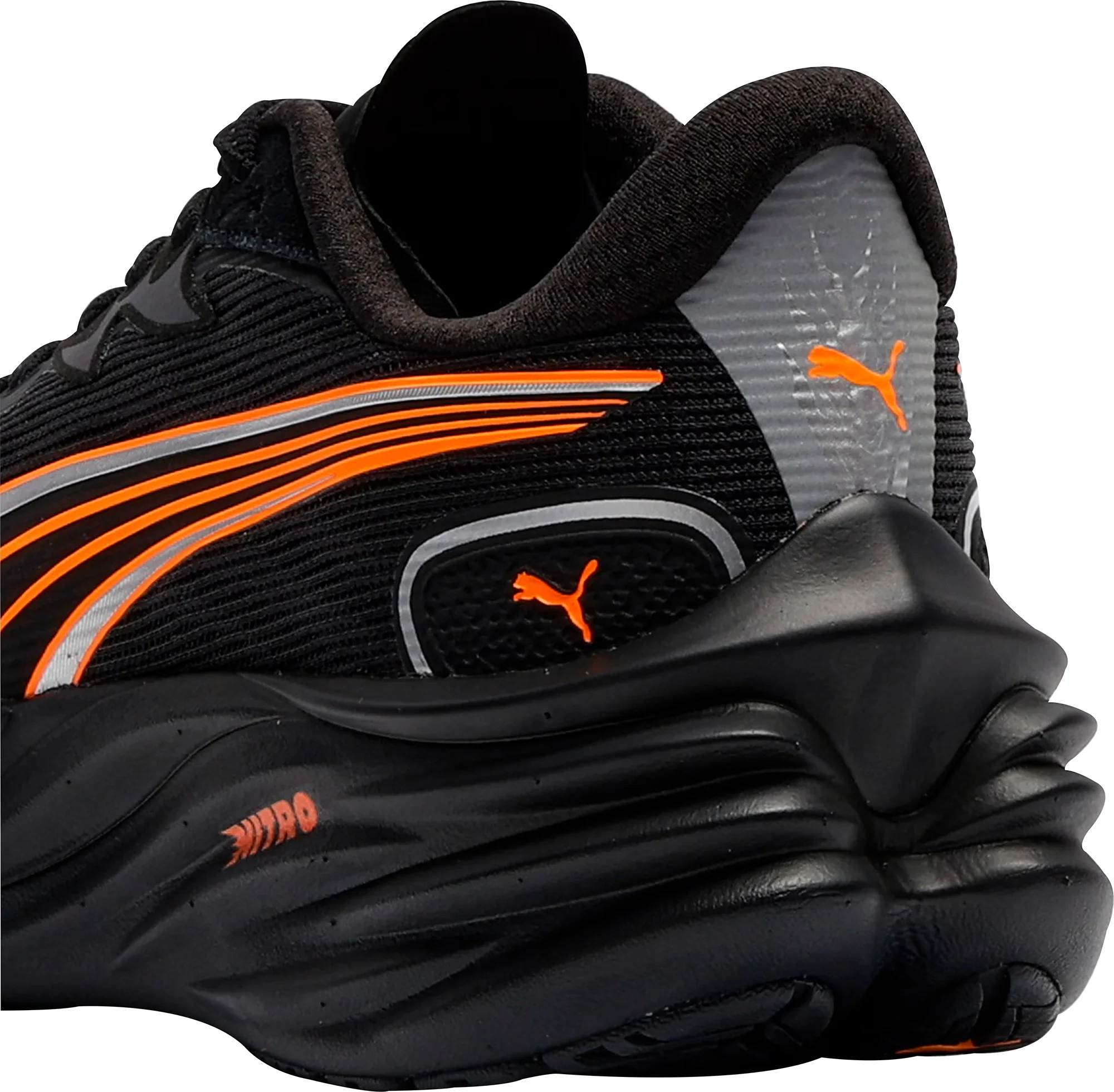 Puma Velocity Nitro 4 Mens Running Shoes - Black - Image 6