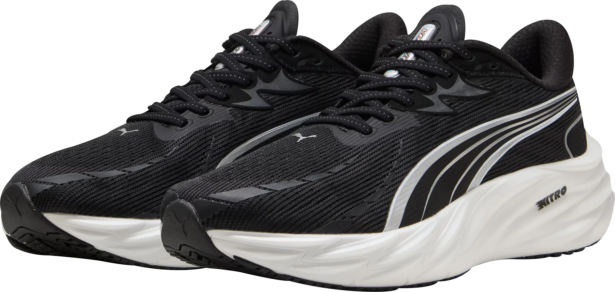 Puma Velocity Nitro 4 Mens Running Shoes - Black - Image 5