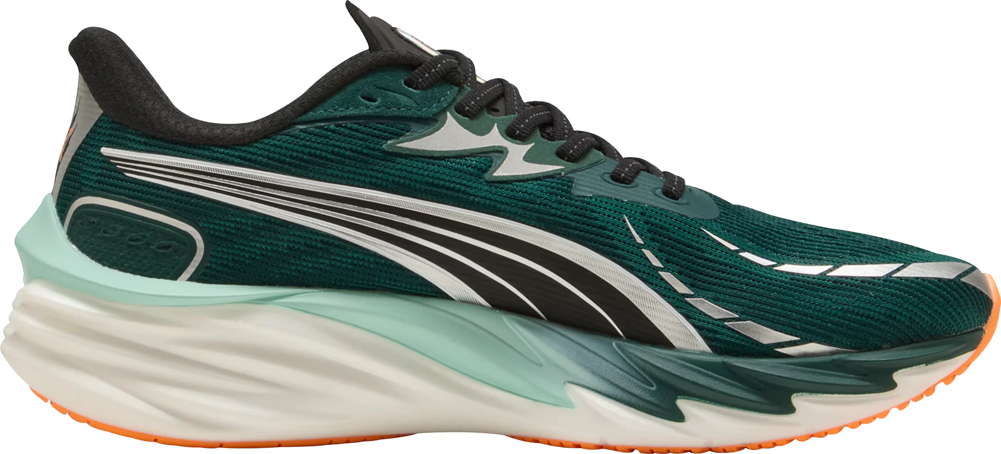 Puma Velocity Nitro 4 Mens Running Shoes - Green - Image 3