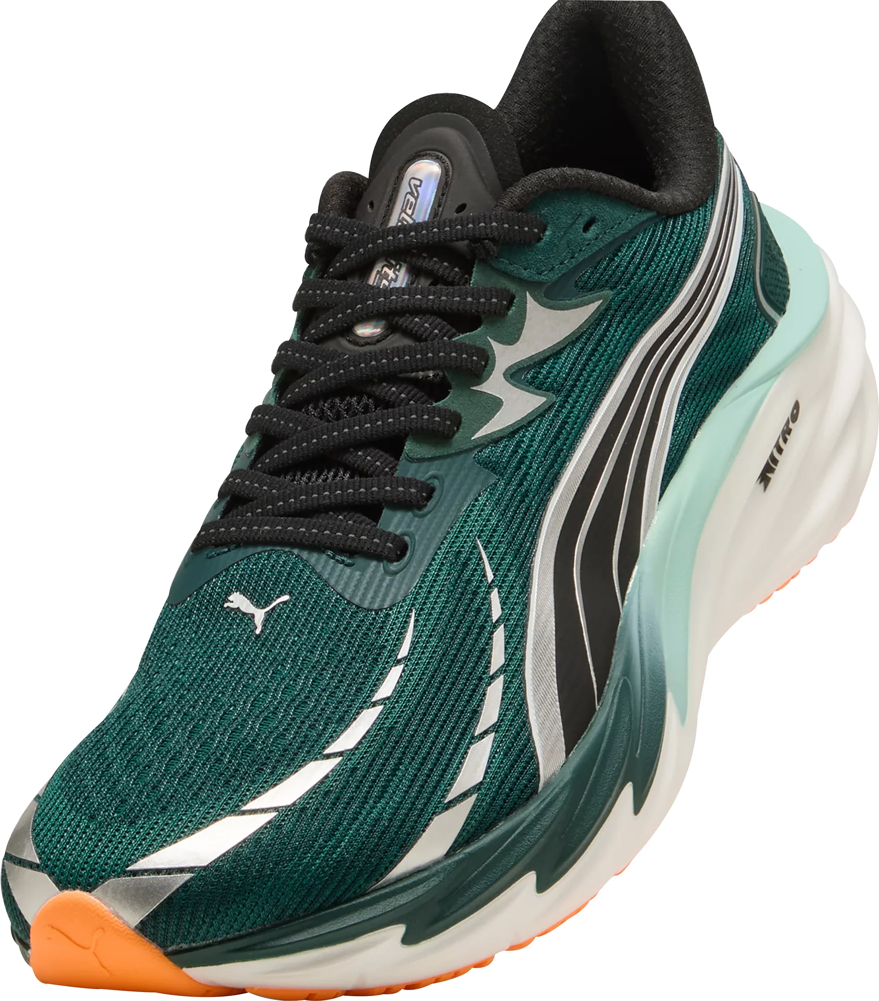Puma Velocity Nitro 4 Mens Running Shoes - Green - Image 7