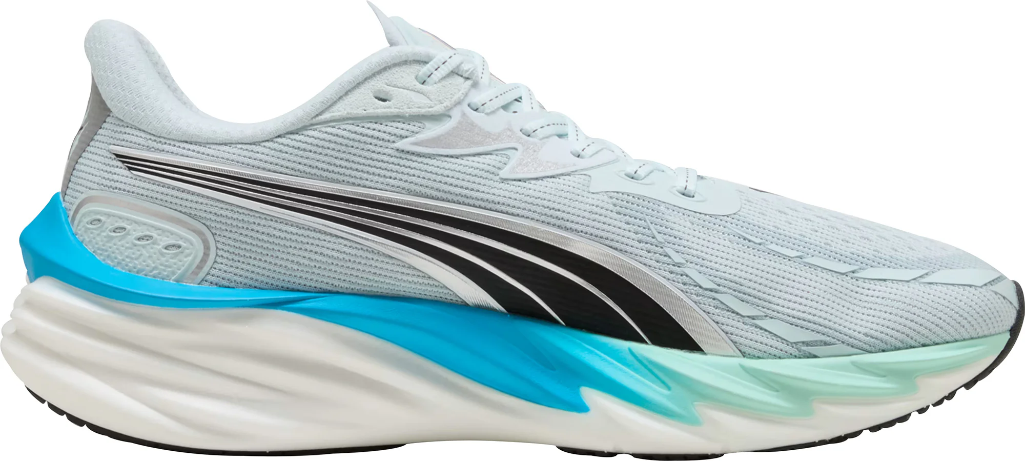 Puma Velocity Nitro 4 Mens Running Shoes - Green - Image 3